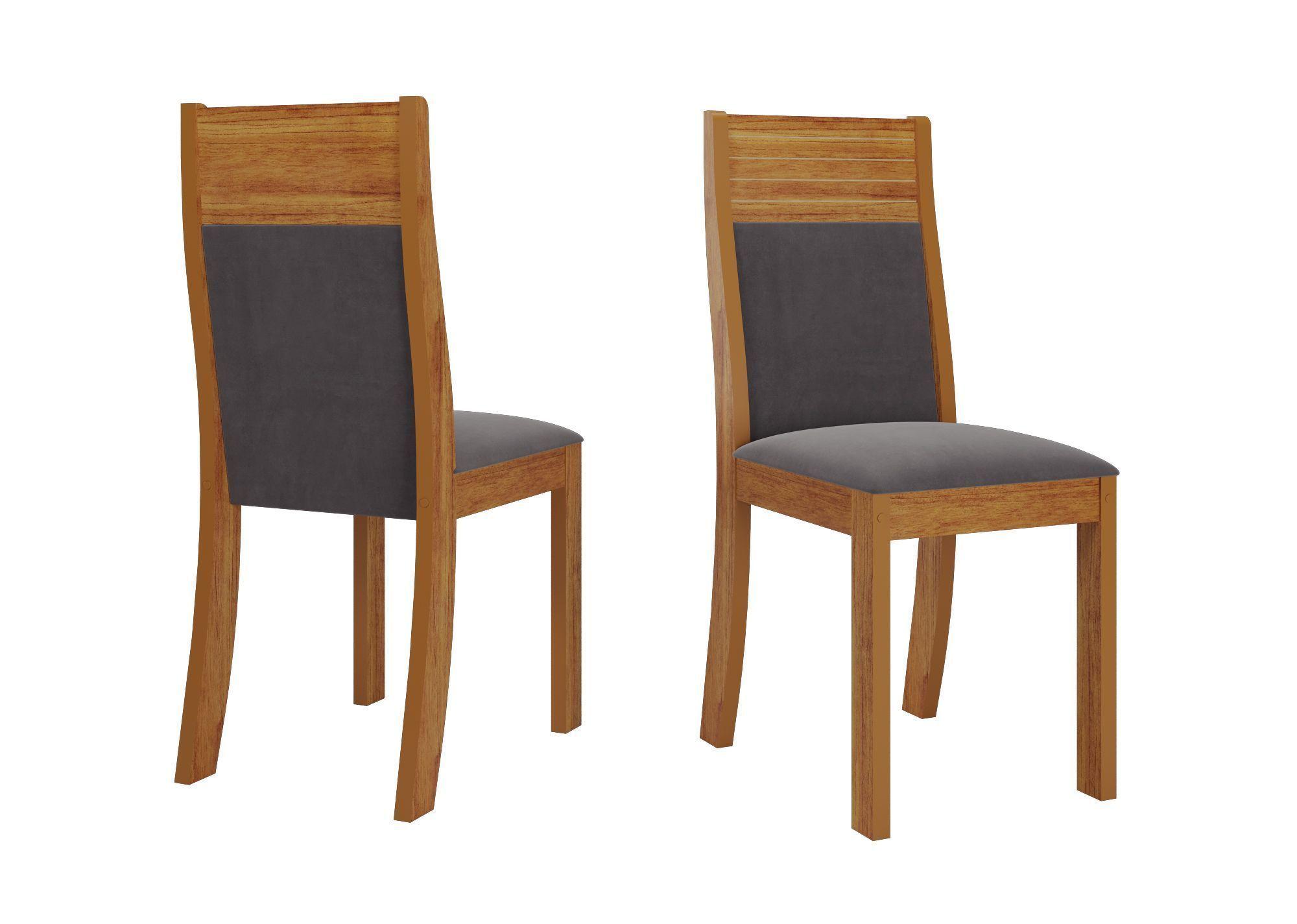 Juego de Comedor 6 sillas Toscana Gris  80 x 80 x 160-5