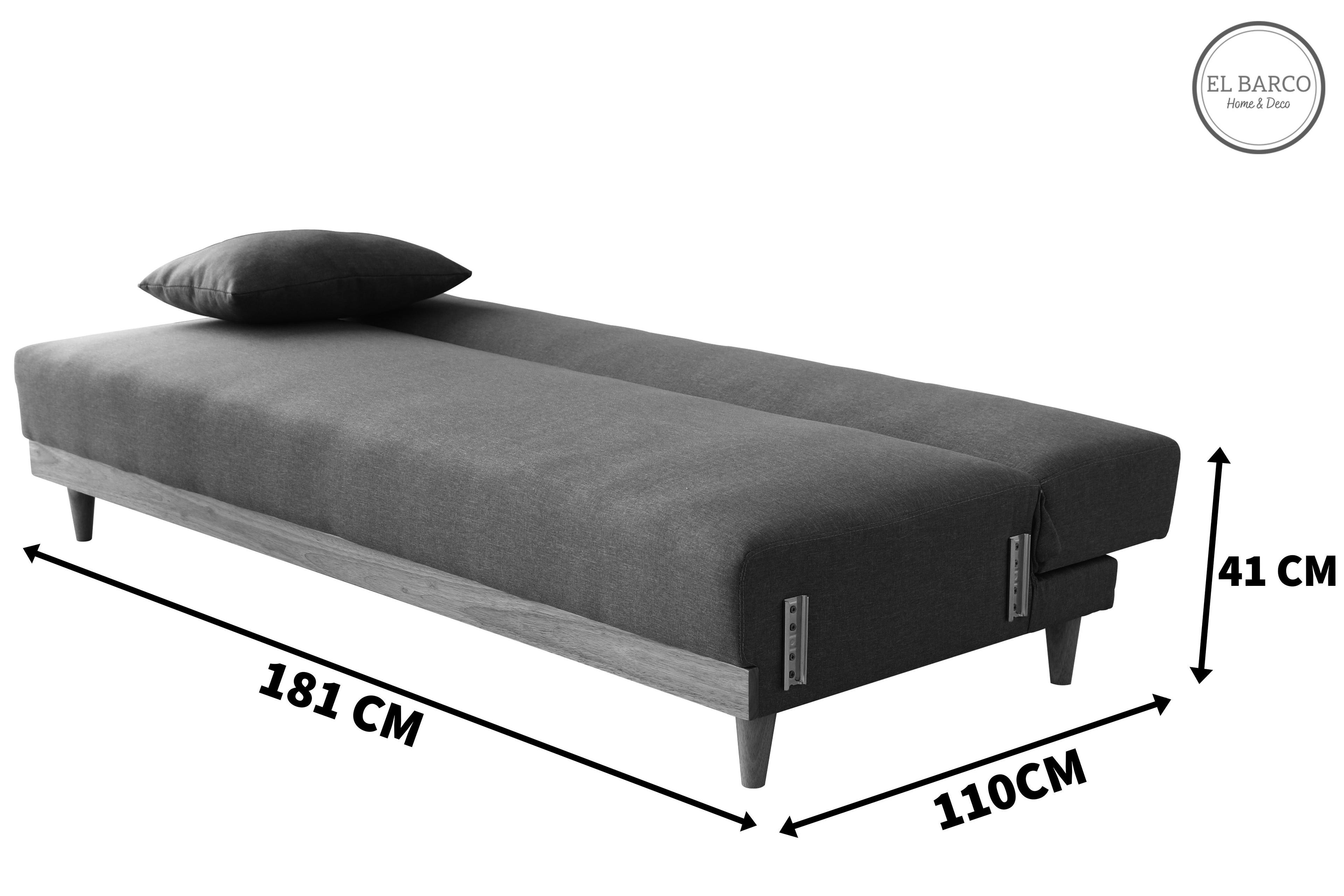 Sofá Cama Florida Gris 3 Cuerpos-6