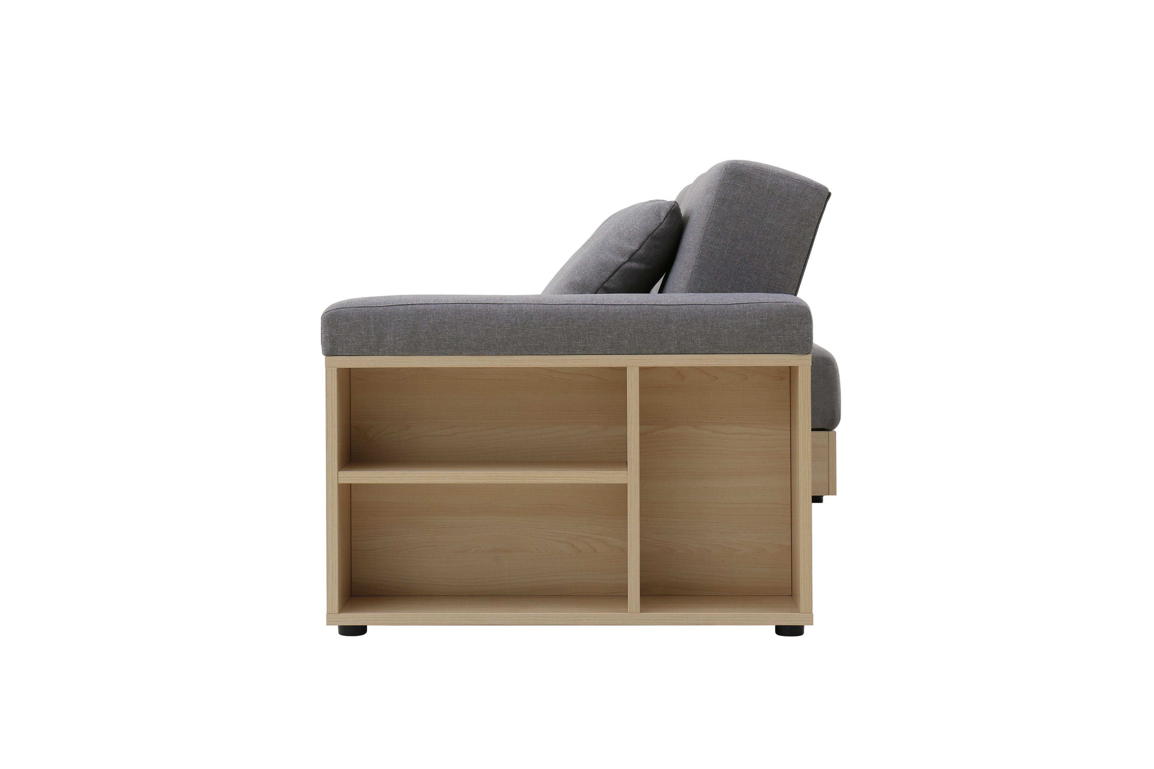 Sofá Cama Modular Alaska Gris 3 cuerpos-3
