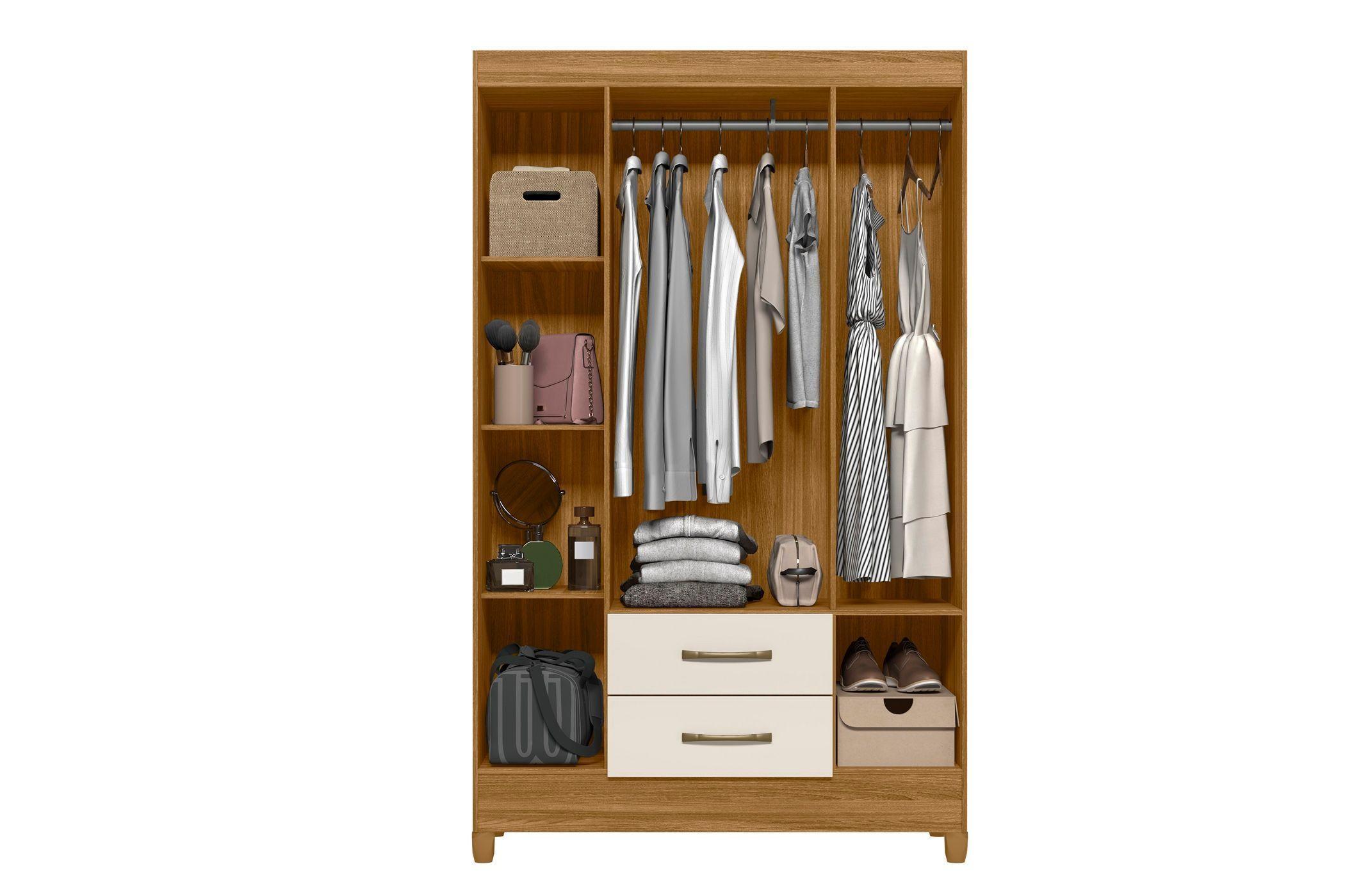 Closet Sorrento 4 puertas 2 cajones-1