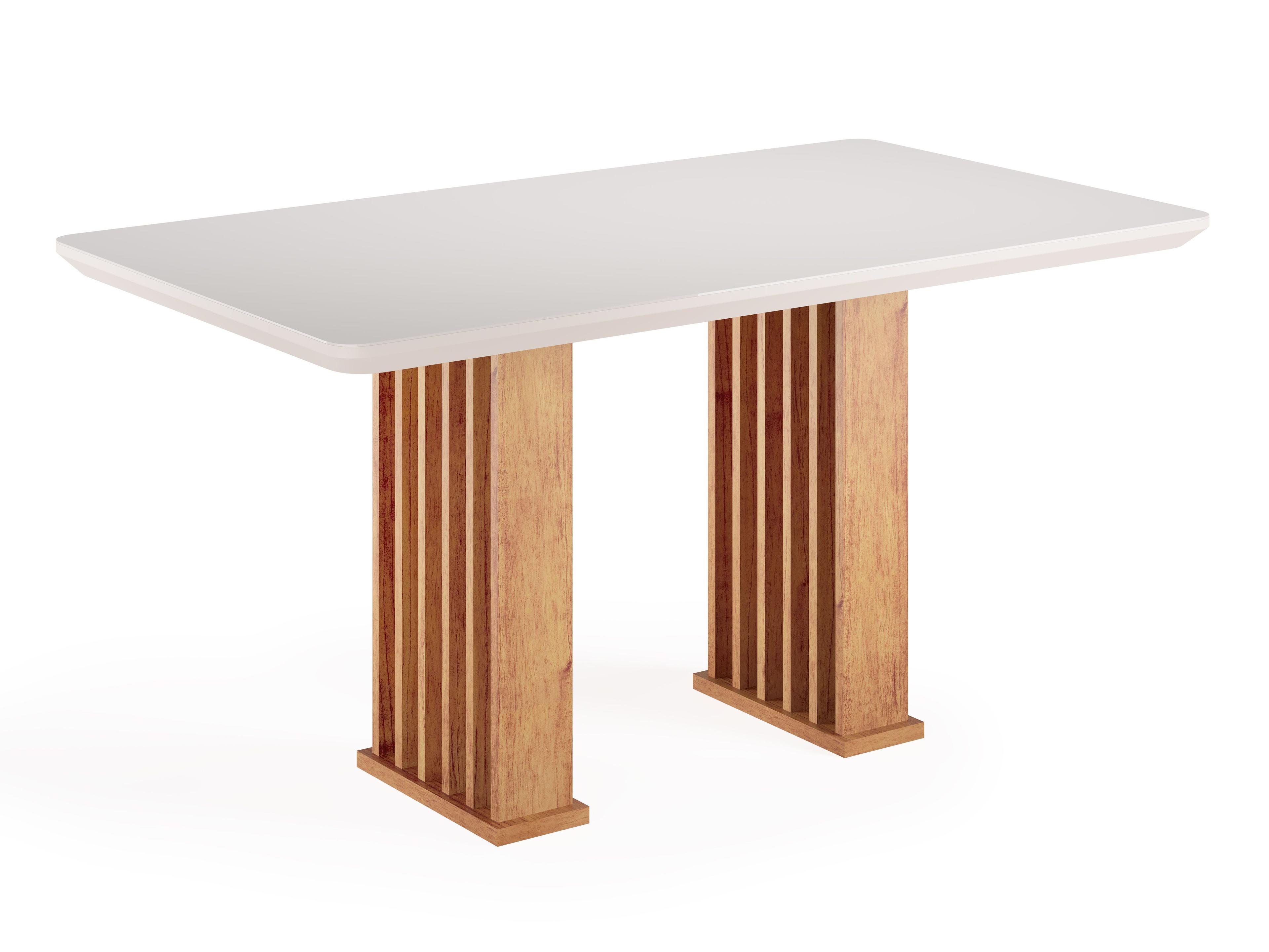 Juego de Comedor 6 sillas Real Beige 82 cm x 90 cm x 160 cm-4