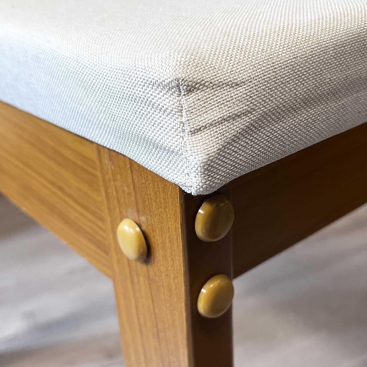 Juego de Comedor Amoré 135x135 cm Vidrio 6 Sillas Beige-3