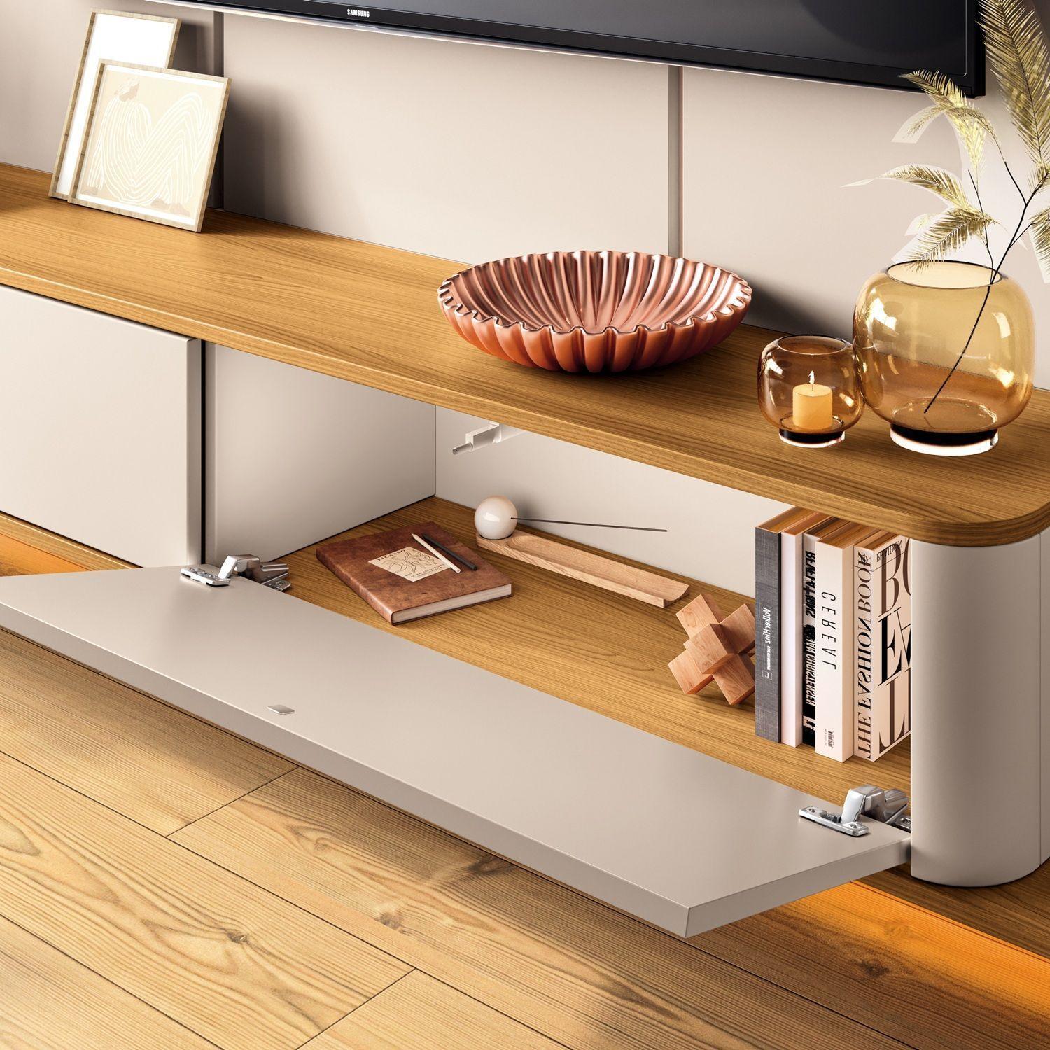 Home Panel Provenza tv 70" 1.8 Off white Cinamomo-5