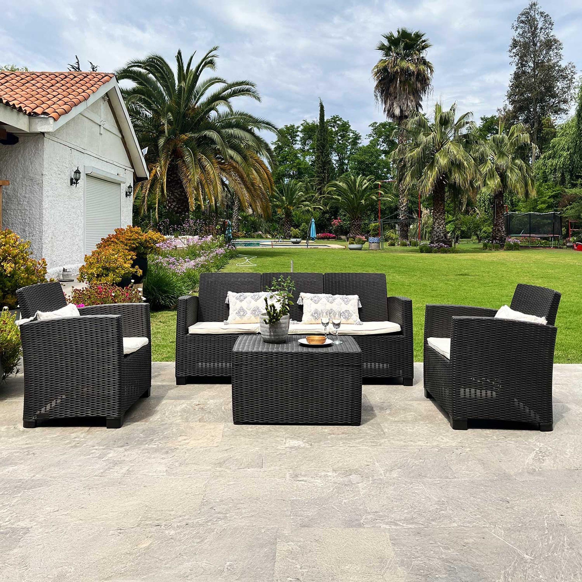 Juego Terraza Álamo Triple Chocolate 5 Pers-2