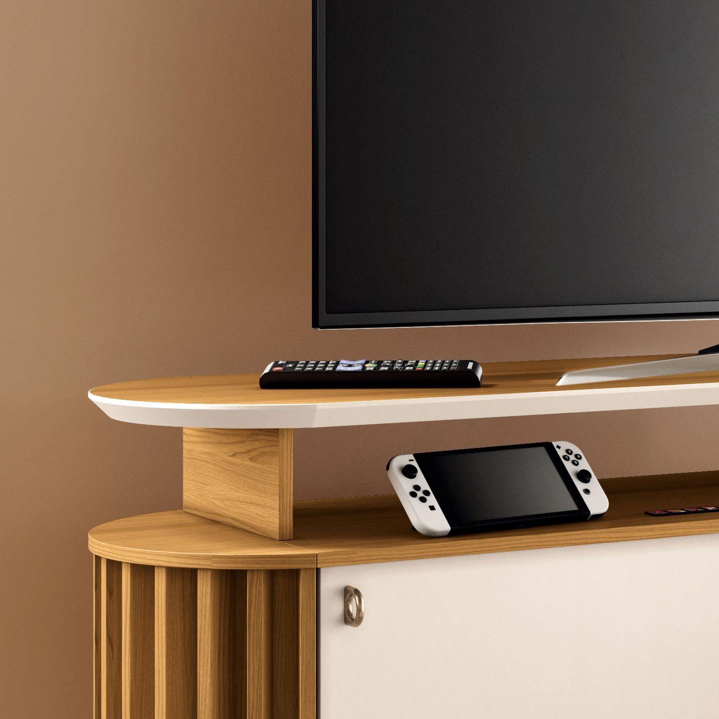 Rack Tv Vilnius 70" 182x62x41 cm-4