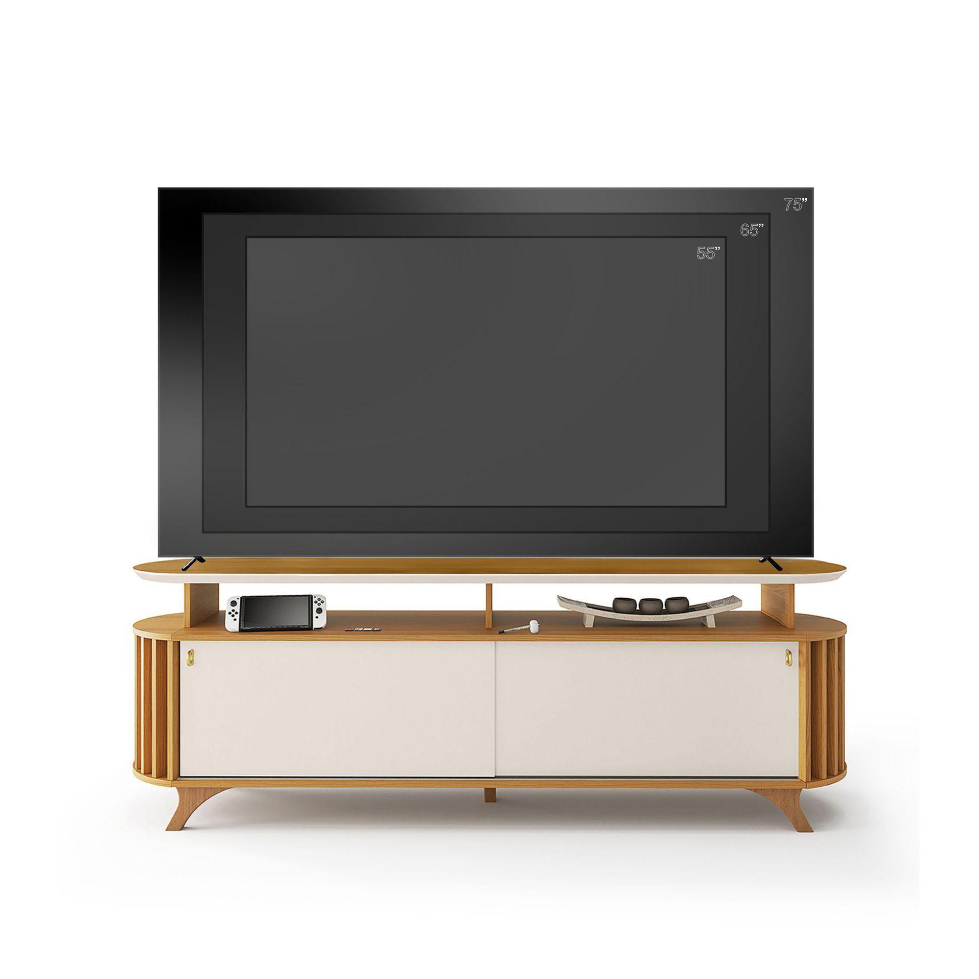Rack Tv Vilnius 70" 182x62x41 cm-6