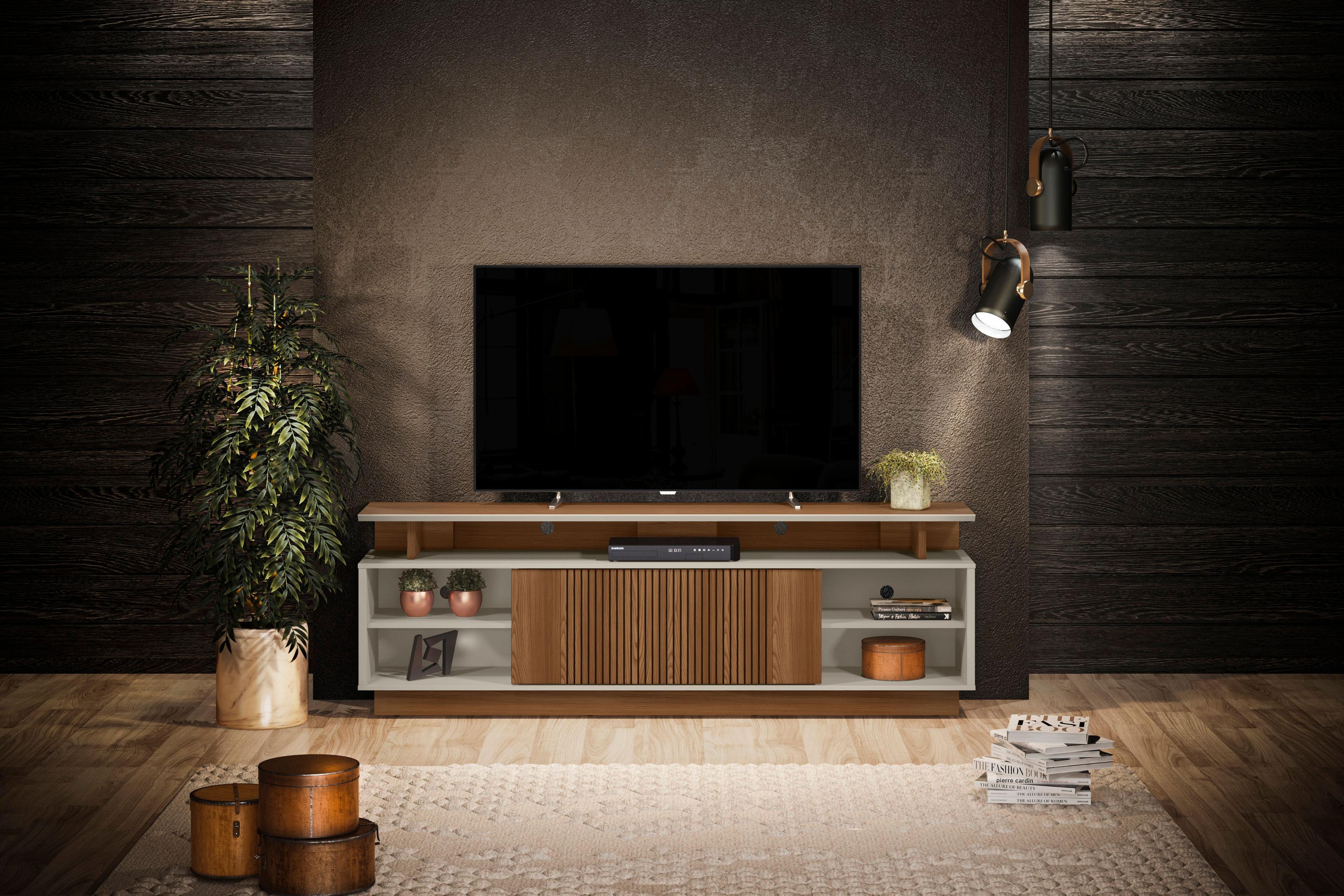 Rack Tv Bellagio 70" 200x66x38 cm-1