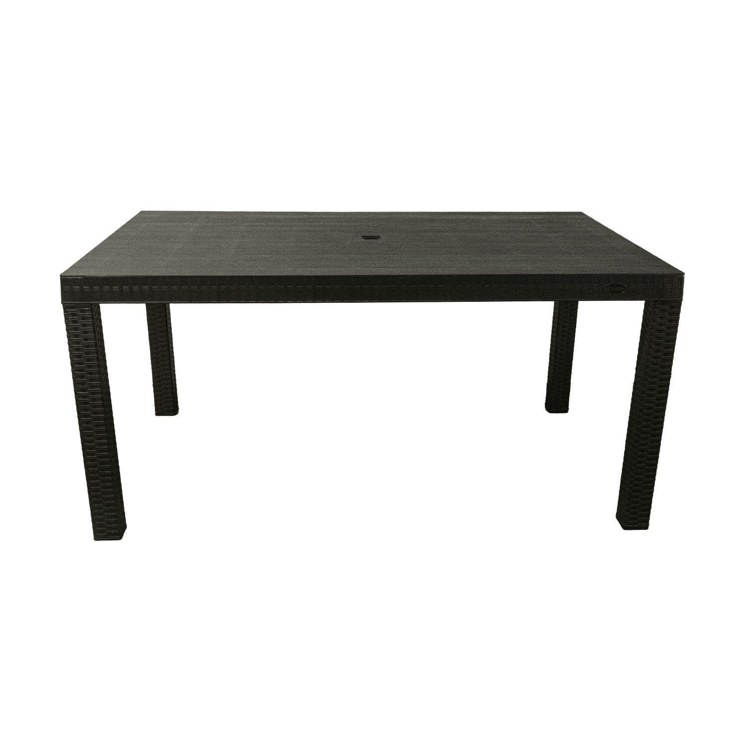 Juego de Comedor Terraza Macao Chocolate 155x90 cm 6 Sillas-4
