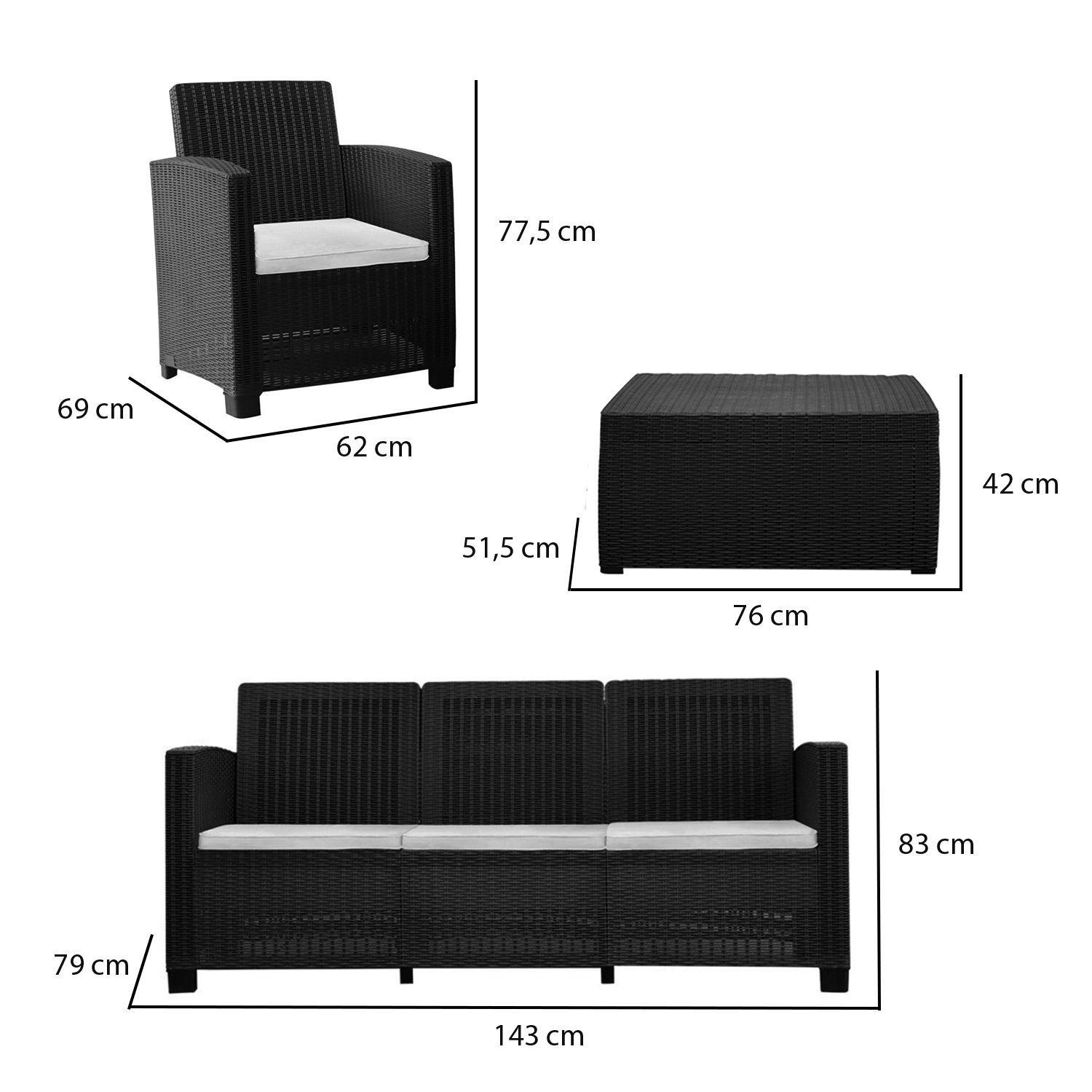 Terraza Álamo Triple Beige 5 Pers-3