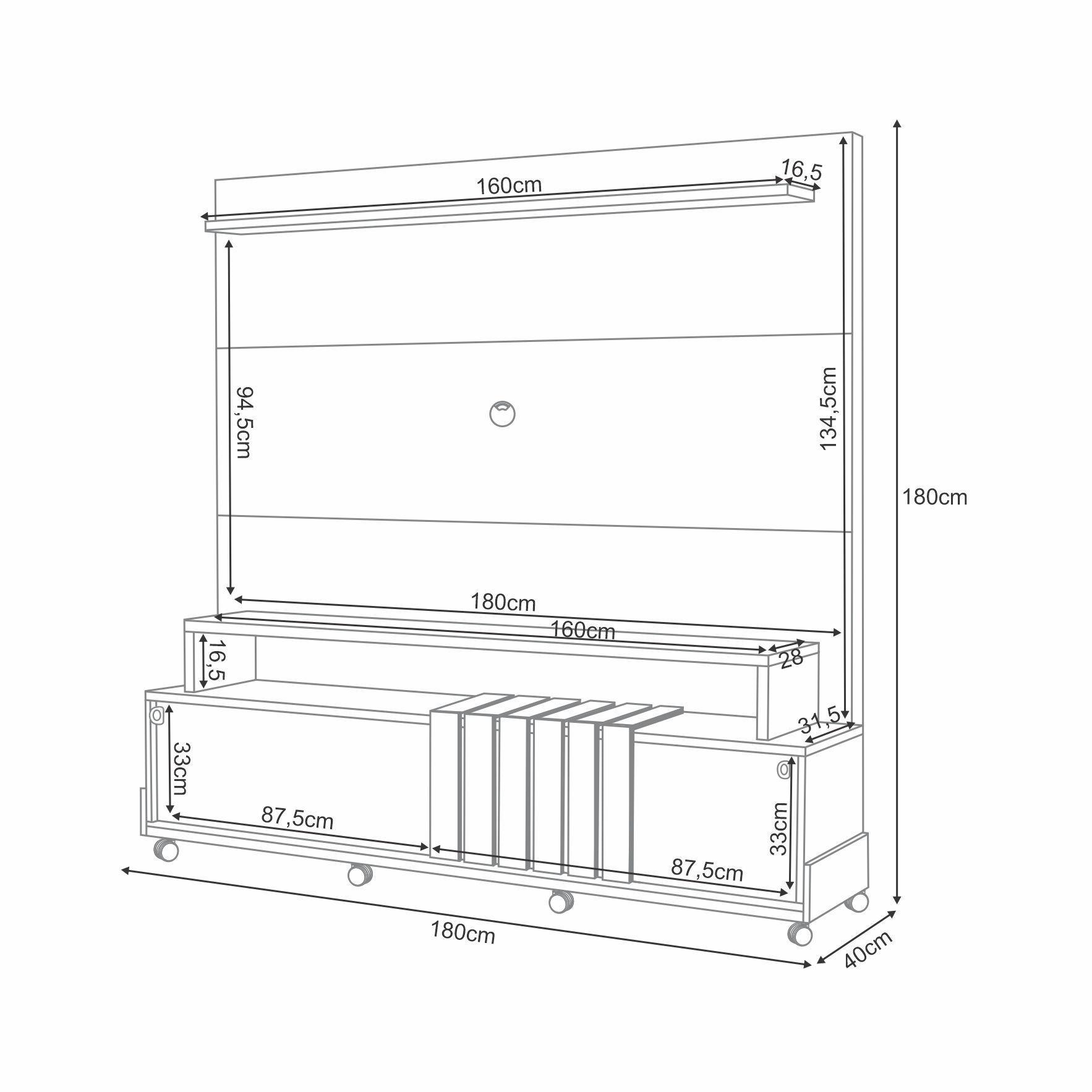 Home Amberes 1.8 75" Cinamomo / Off White-7