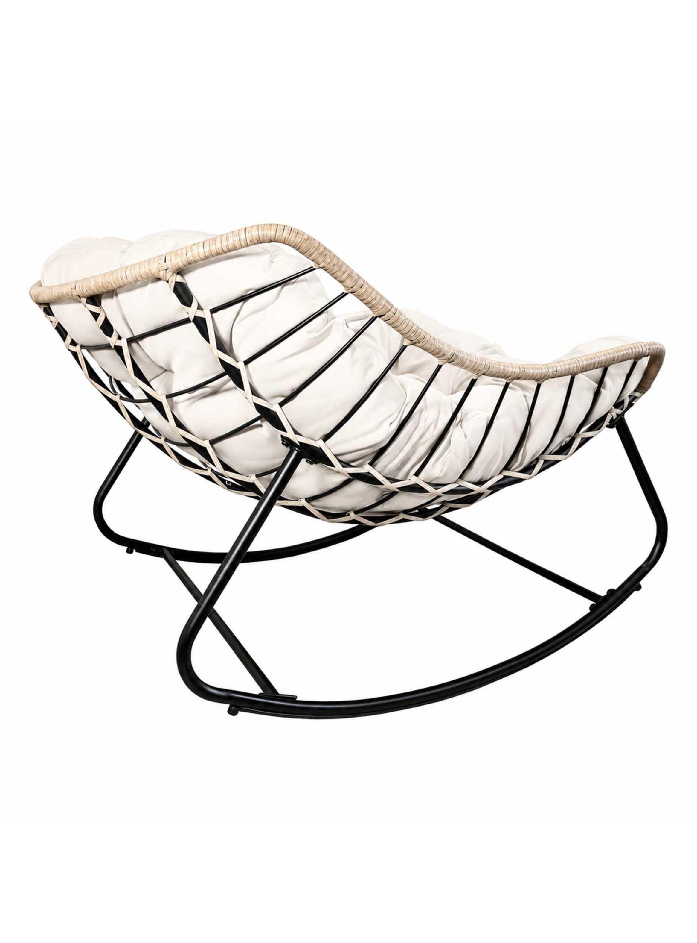 Silla Mecedora Natal cojin Marfil-3