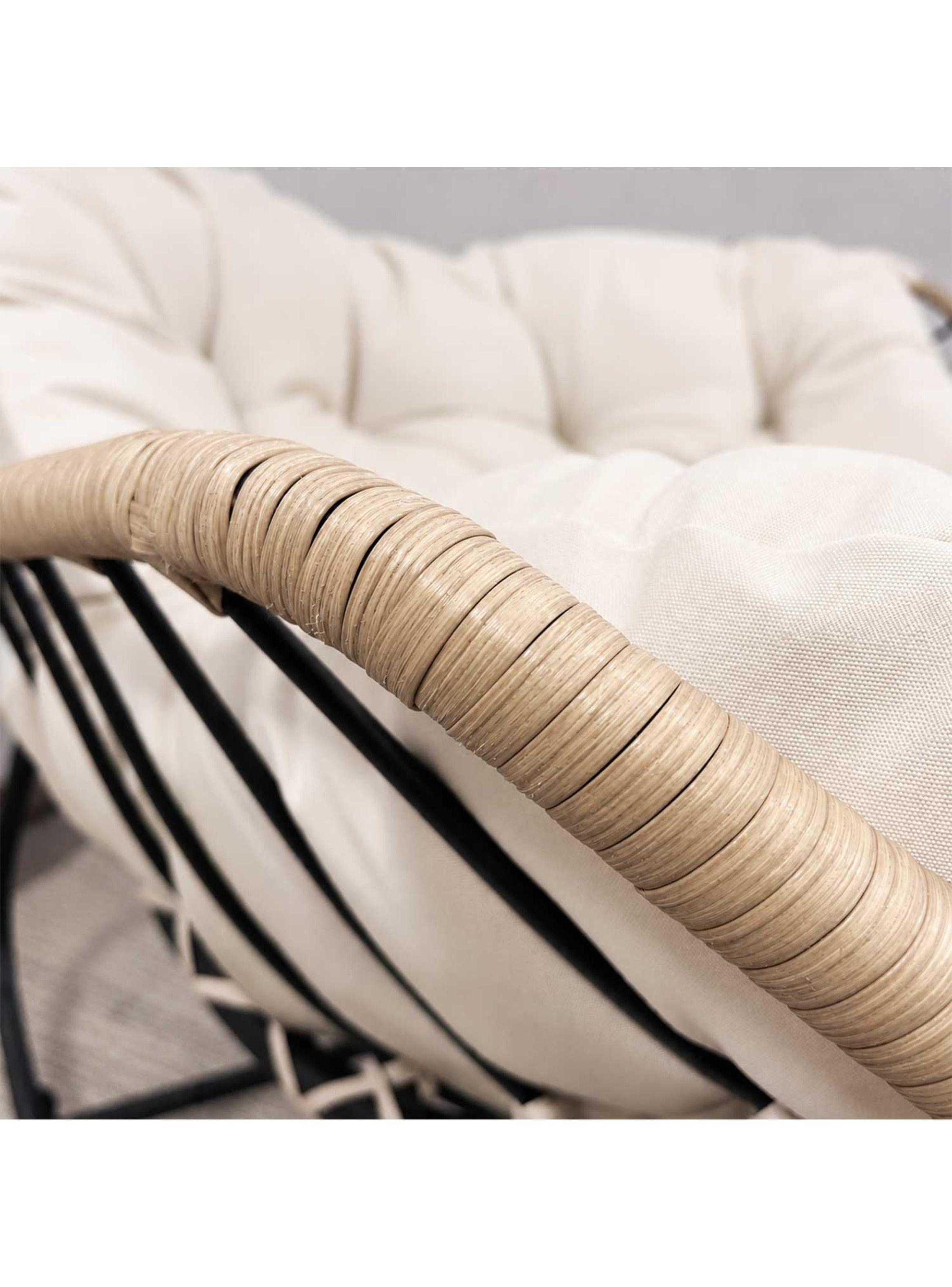 Silla Mecedora Natal cojin Marfil-4