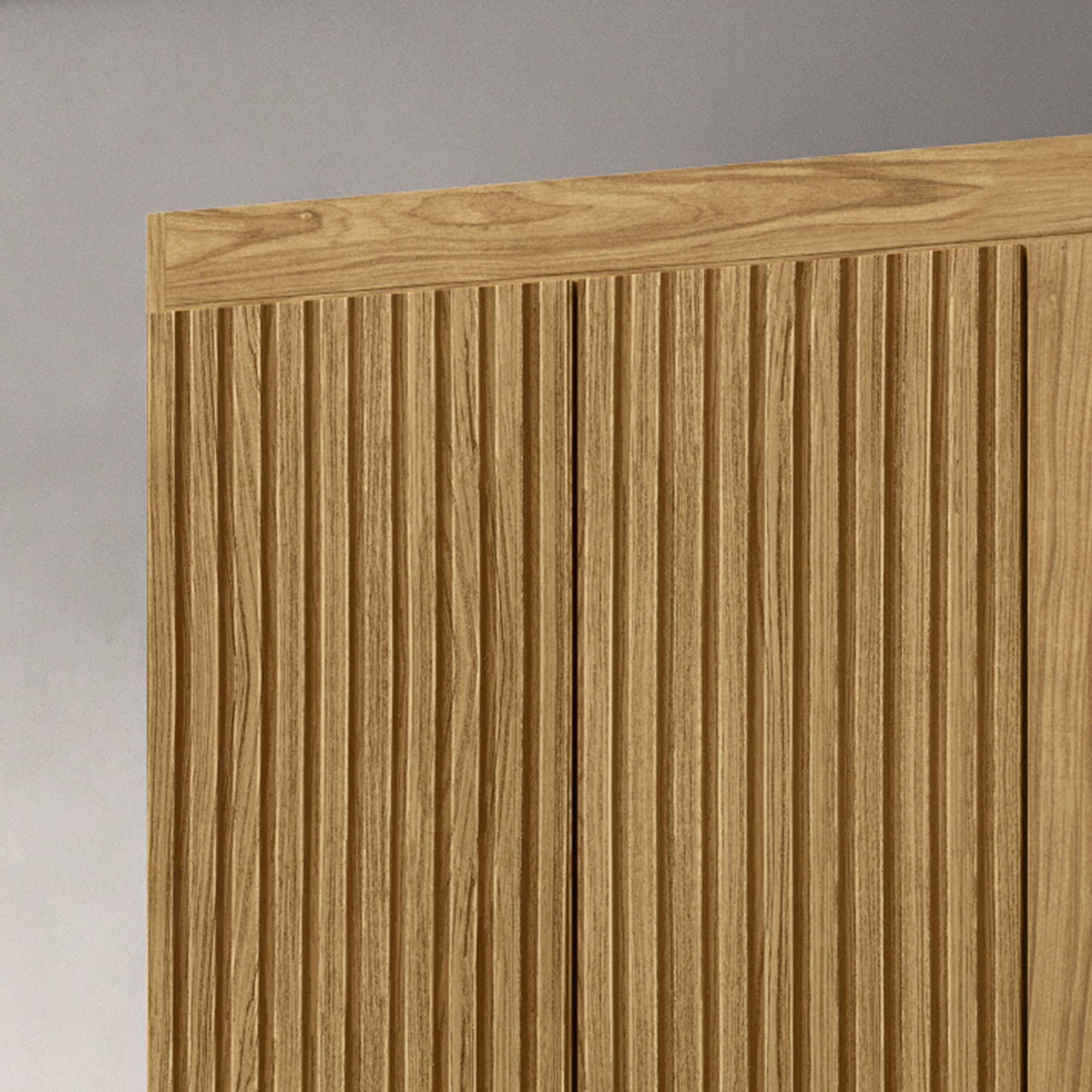 Closet 4 puertas Classic Marroco Ripado 188 x 104 8 x 46 5-5
