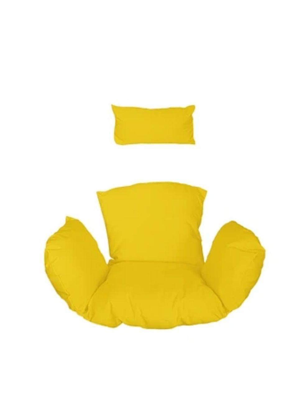 Cojin adicional simple amarillo-0