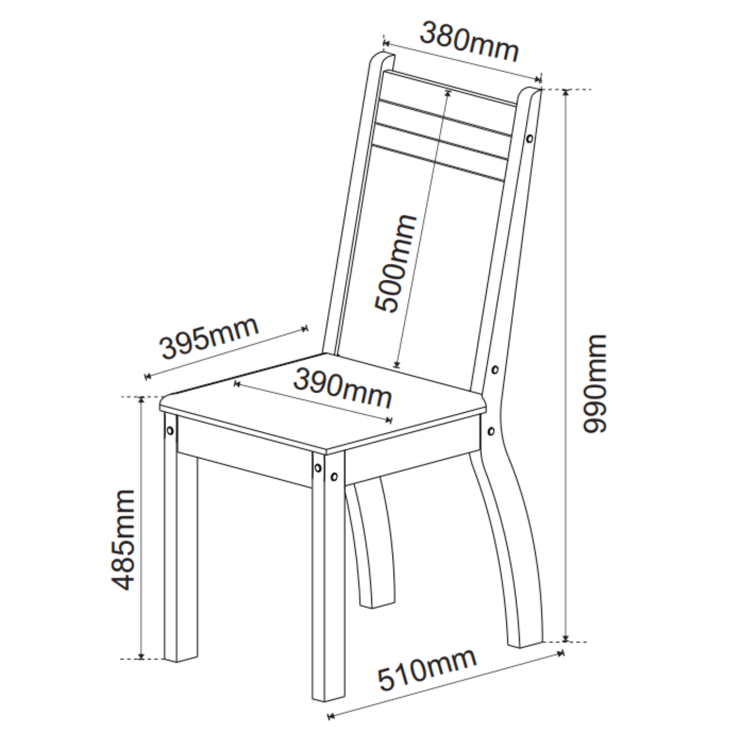 Juego de Comedor 8 sillas Dominus Beige 80,5 x 120 x 120-2