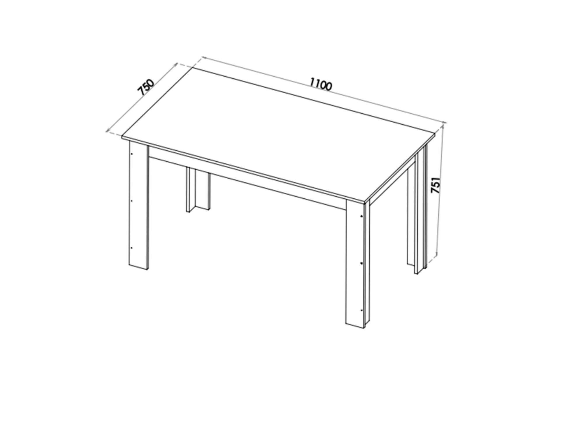 Juego de comedor 4 sillas Destiny Beige 164,1 x 75 x 110-2