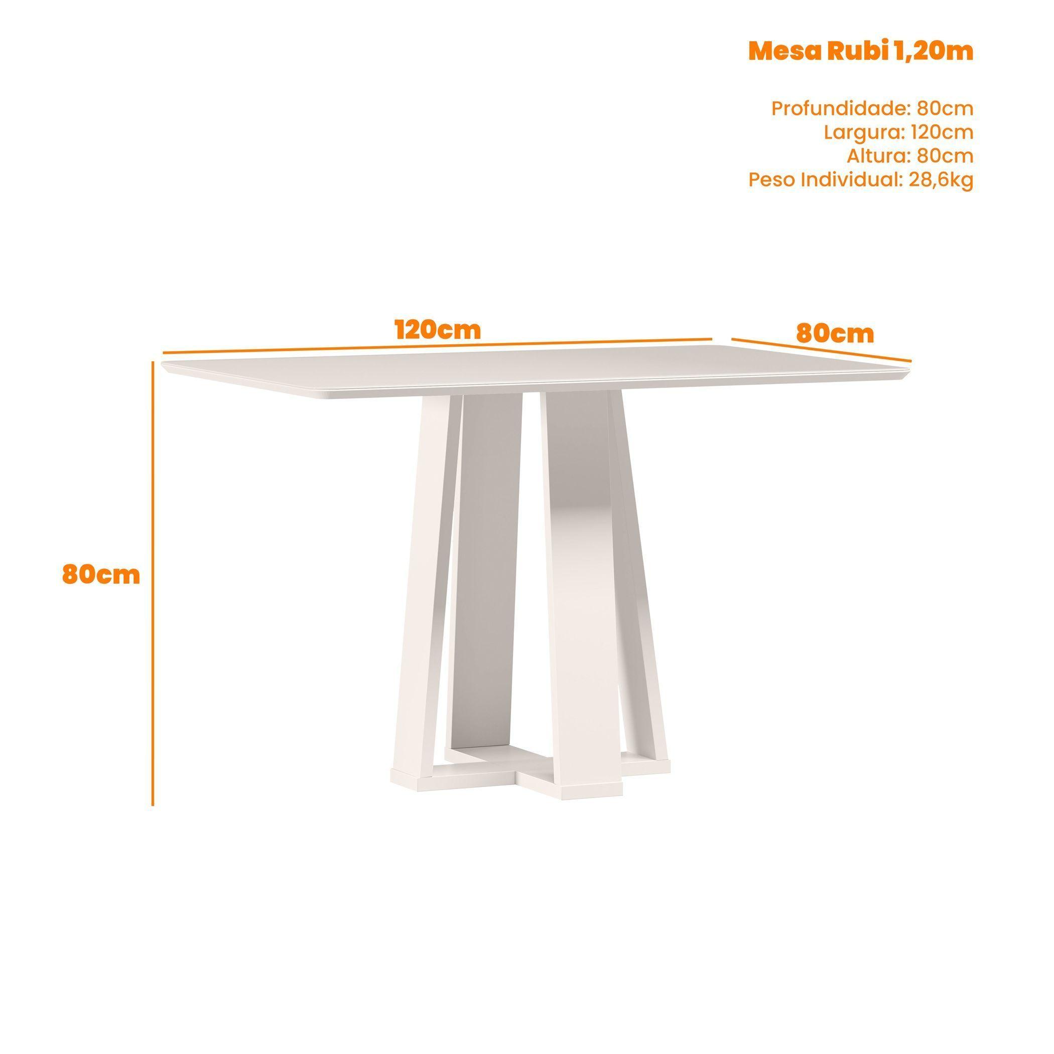 Juego de comedor Provence 4 sillas vidrio Off White-2