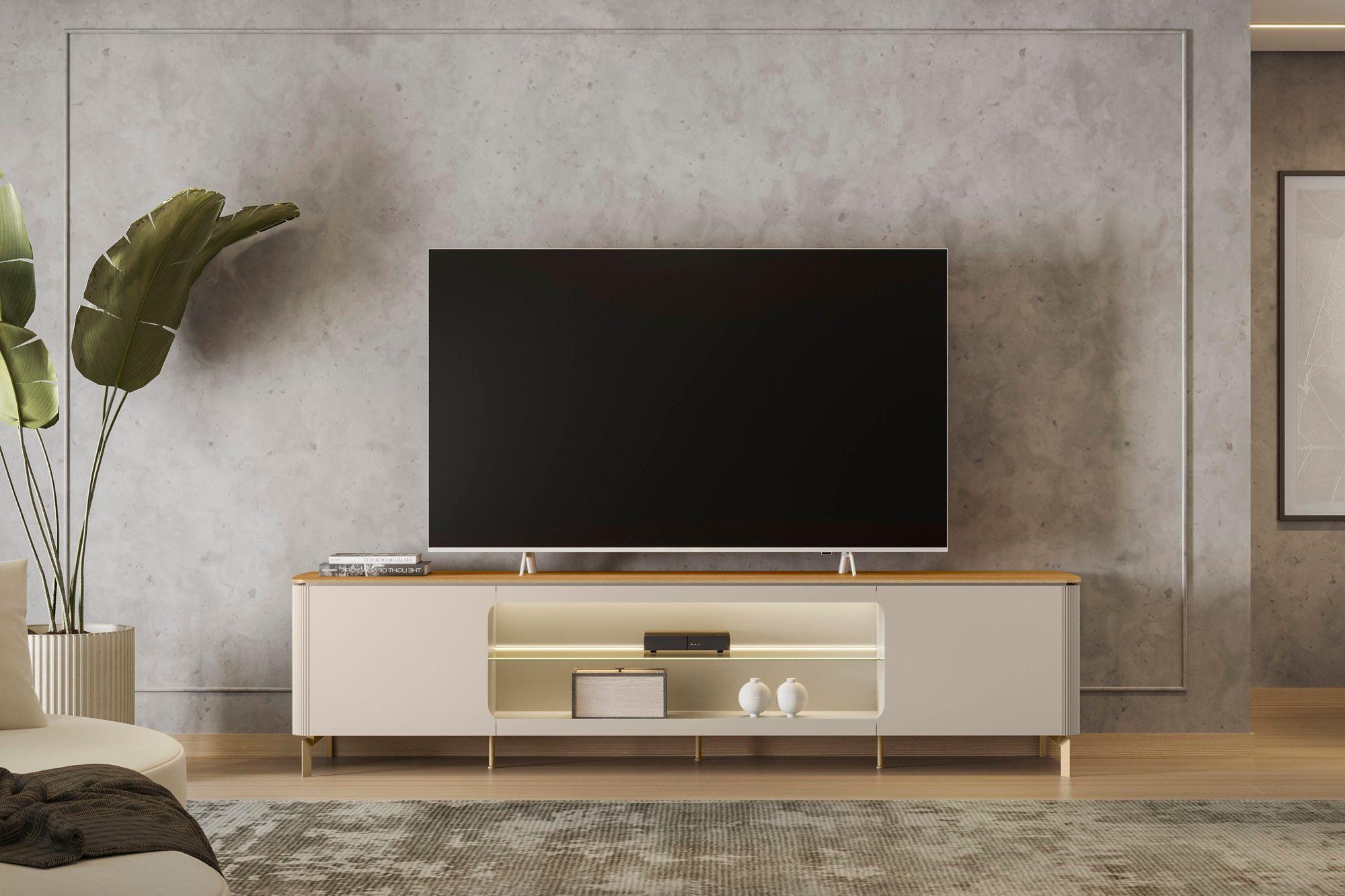 Rack Montreux Tv 85" 2.4 con luz led-2