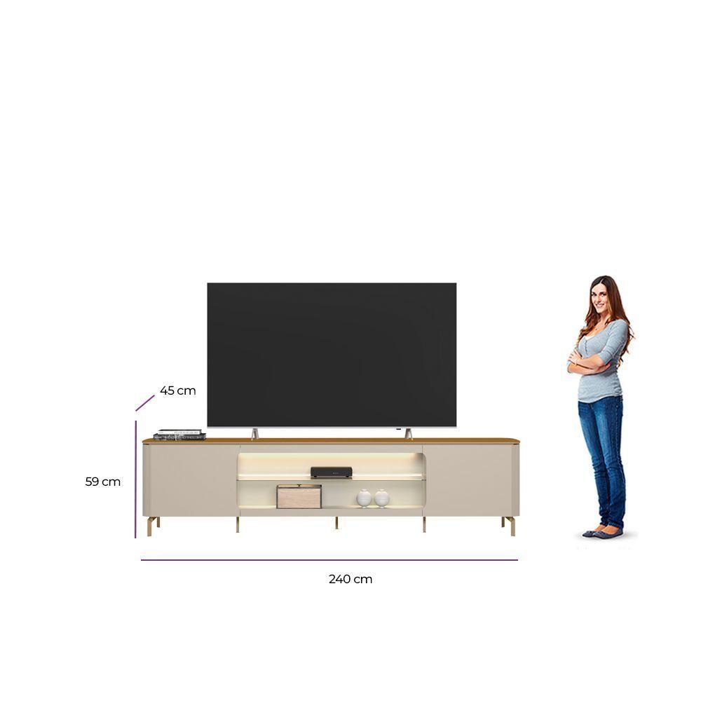 Rack Montreux Tv 85" 2.4 con luz led-5