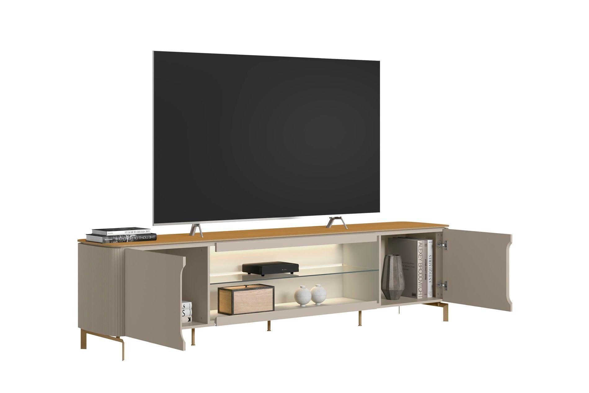 Rack Montreux Tv 85" 2.4 con luz led 240x59x45 -4