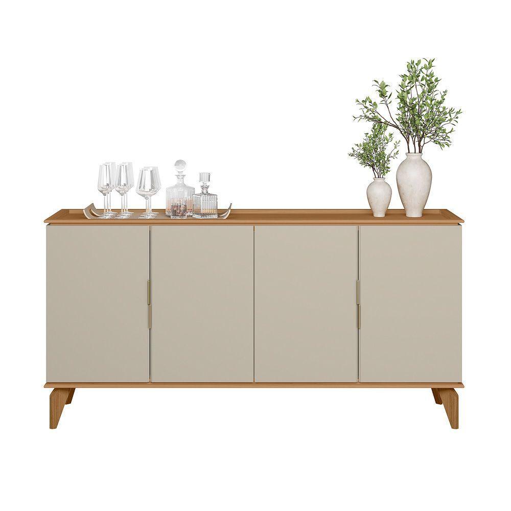 Buffet Sintra Jequitiba/Off White 160x80x42 cm-5