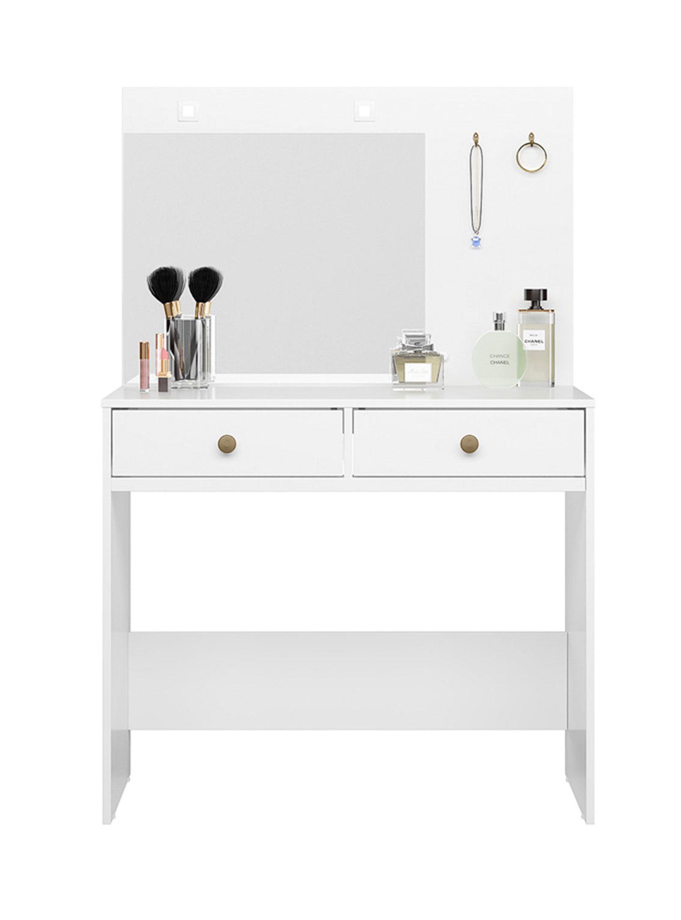 Tocador Ideal Blanco con Luces Led y Espejo-3