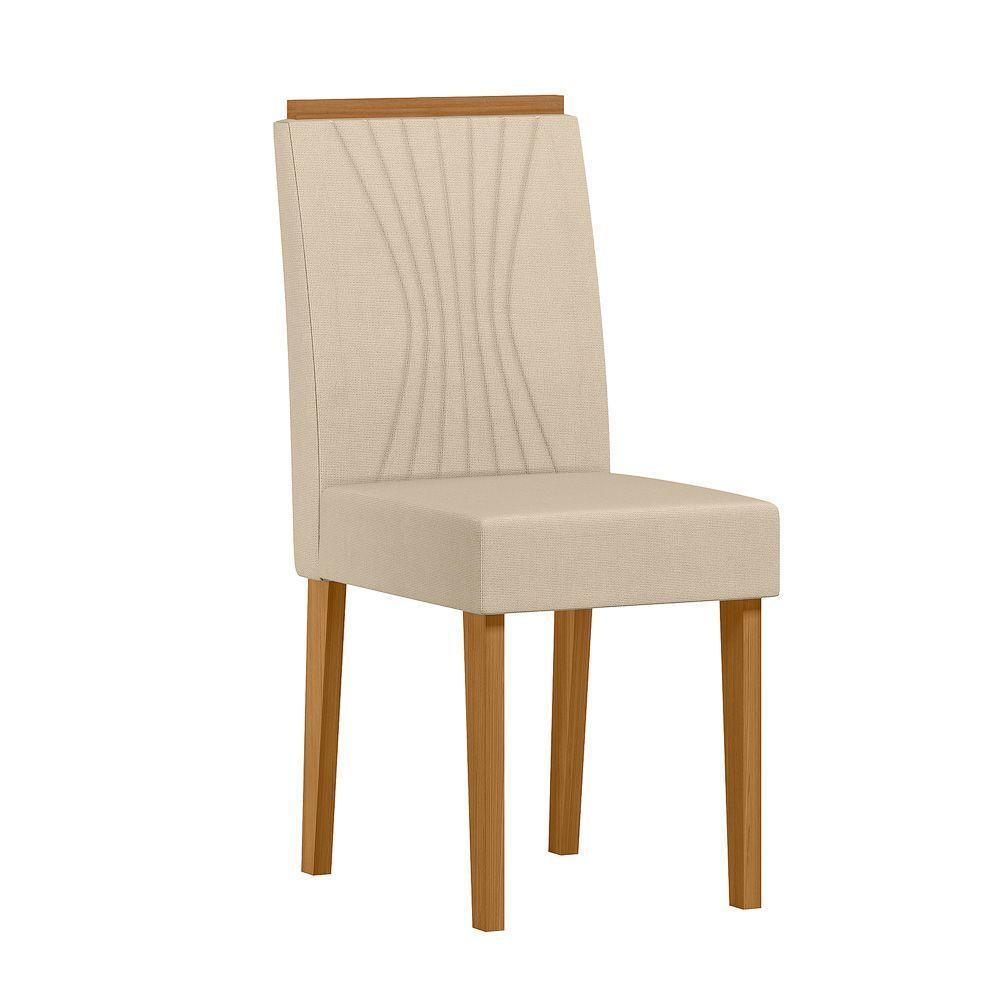 Juego de Comedor Montreal 100x100 cm Vidrio 4 Sillas Beige  -2