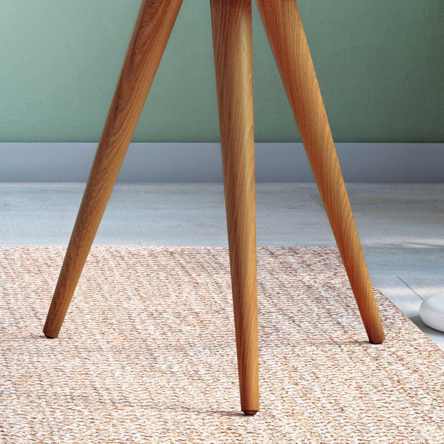 Mesa lateral Alba Off White 44x44x50 cm-3