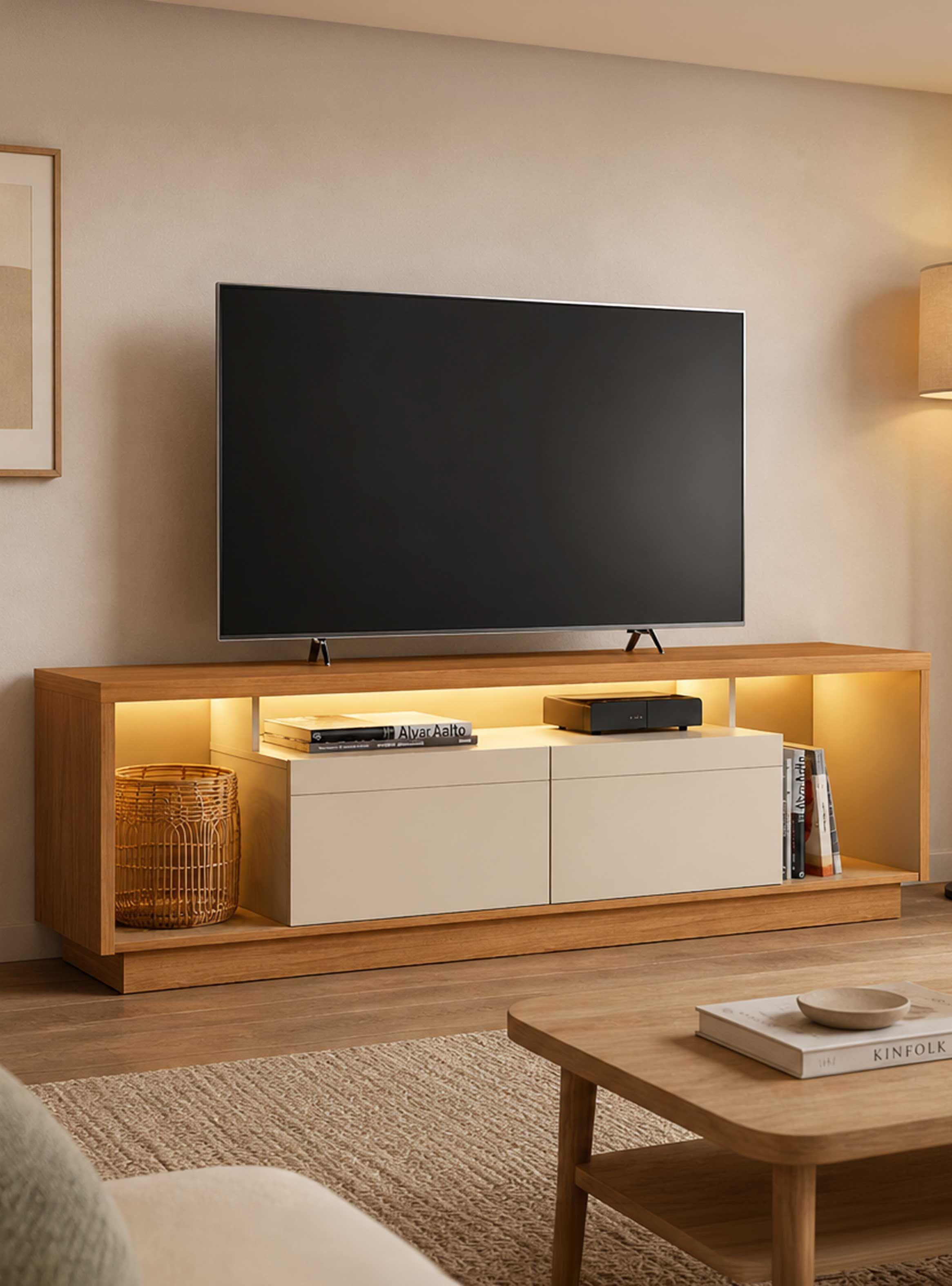Rack Tv Estoril 75 con Luz Led-0