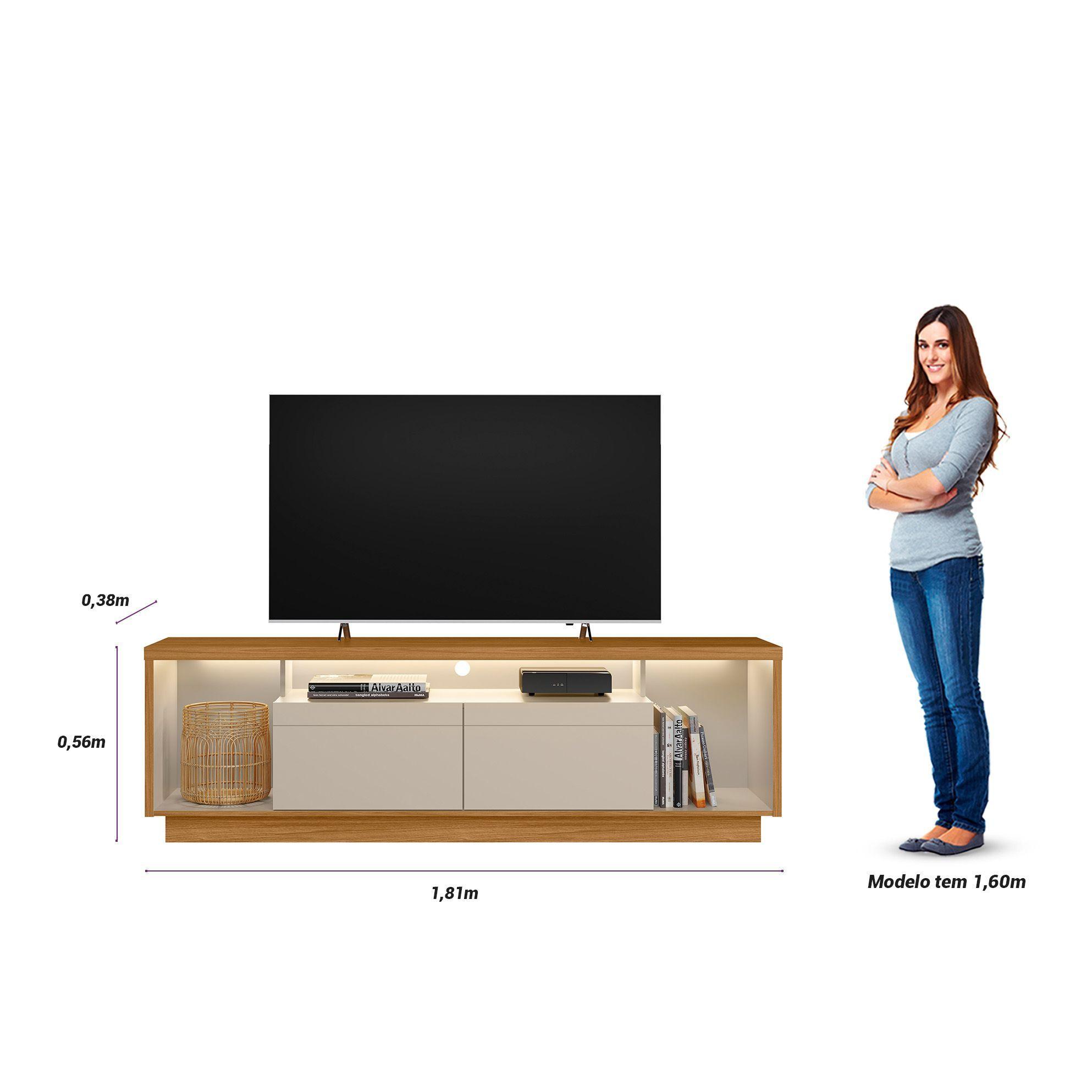 Rack Tv Estoril 75 con Luz Led-3