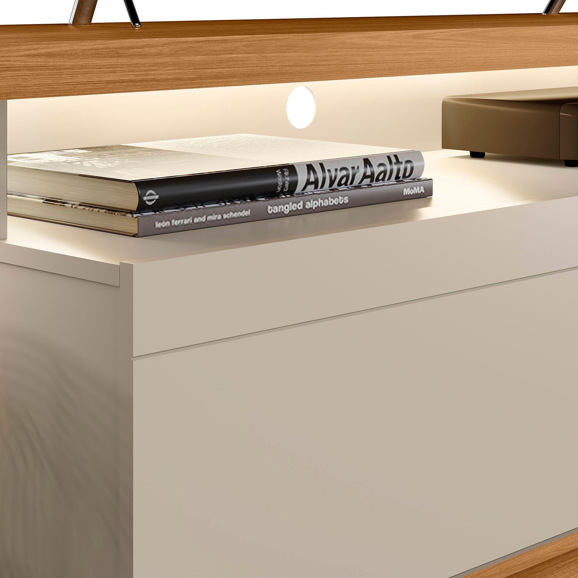 Rack Tv Estoril 75 con Luz Led-5