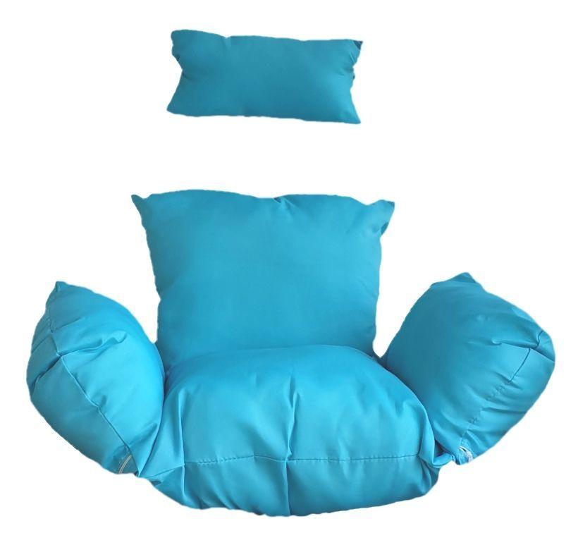 Cojín Silla Colgante M/L Turquesa-0