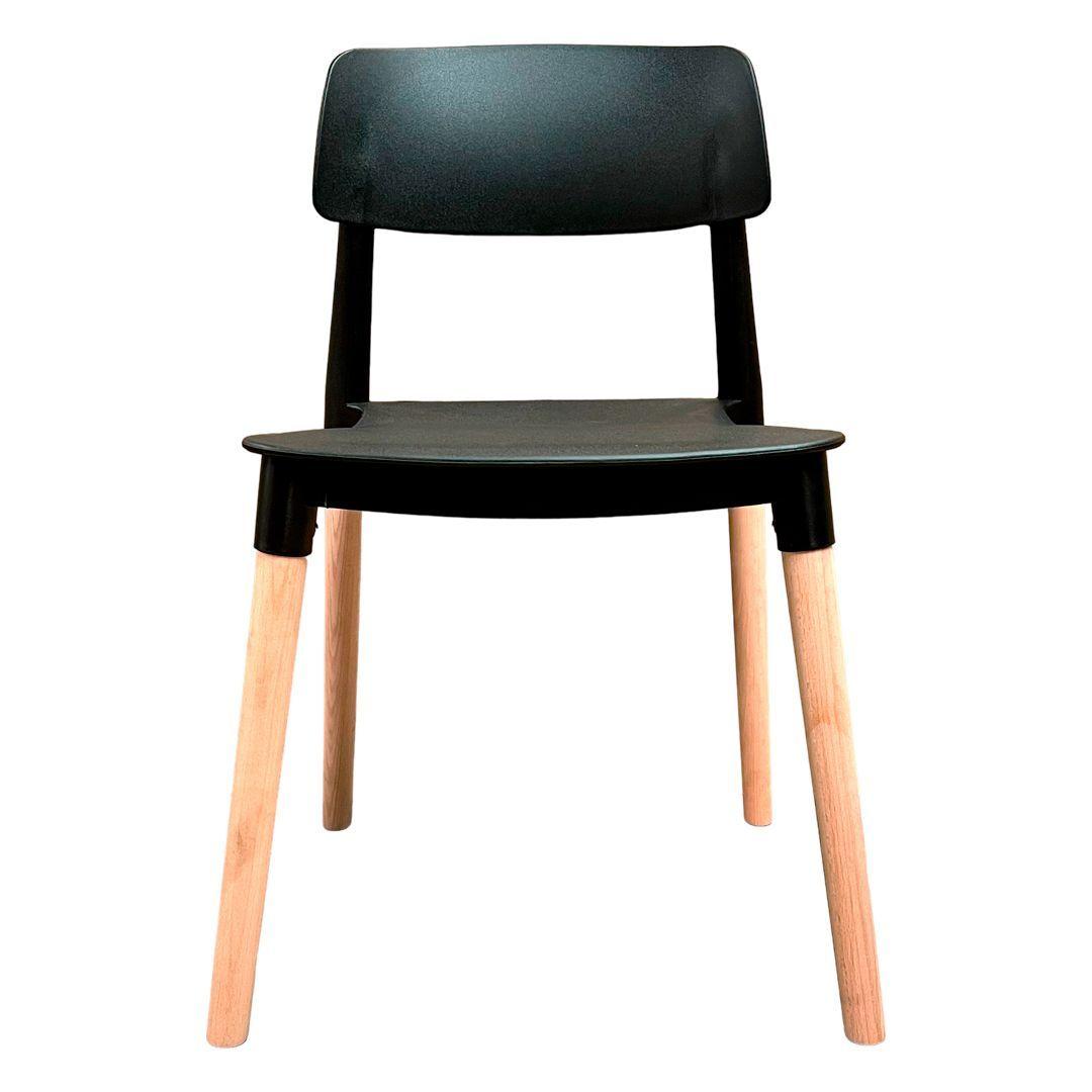 Juego de comedor Vermont 4 sillas Lisboa negras-4