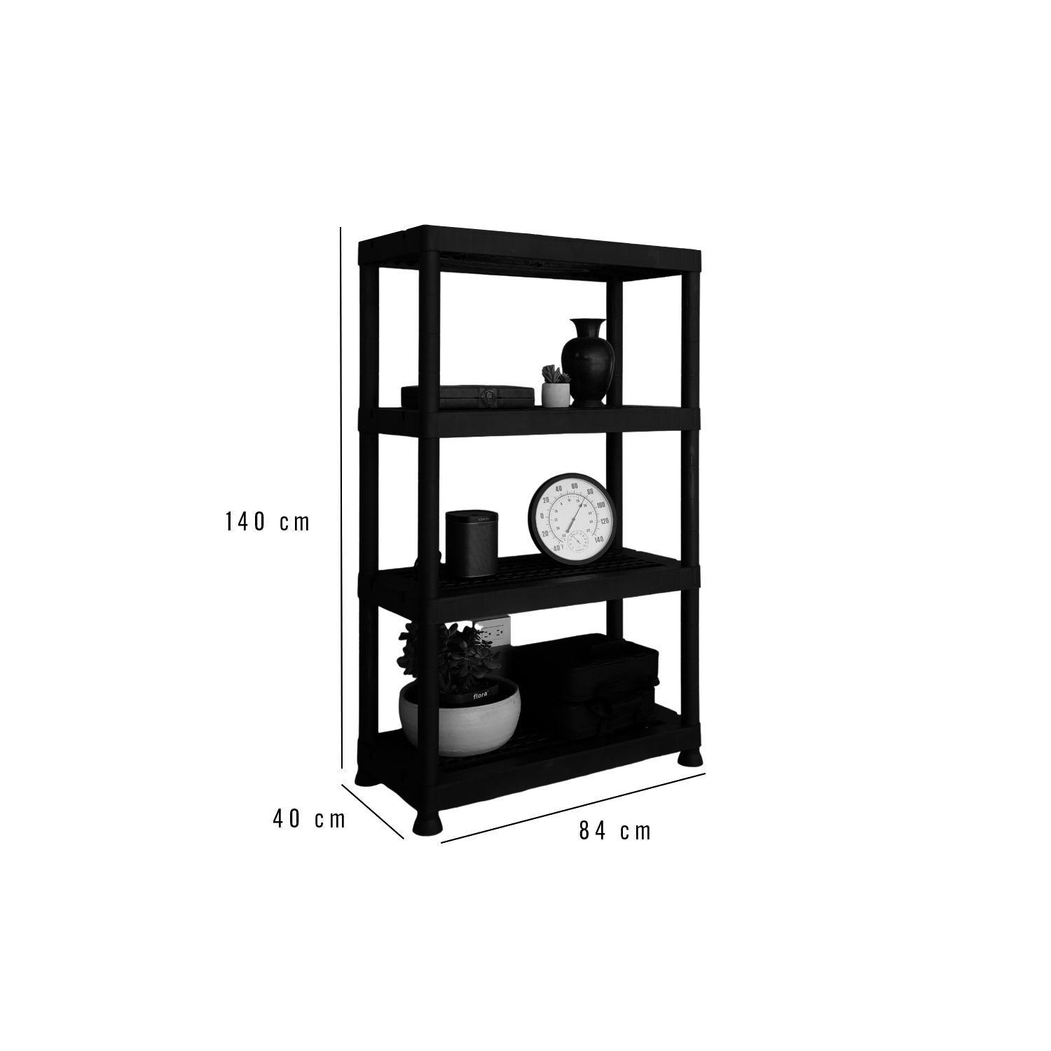 Estante plastico X-TREME 4 repisas 84x40x140cm-5