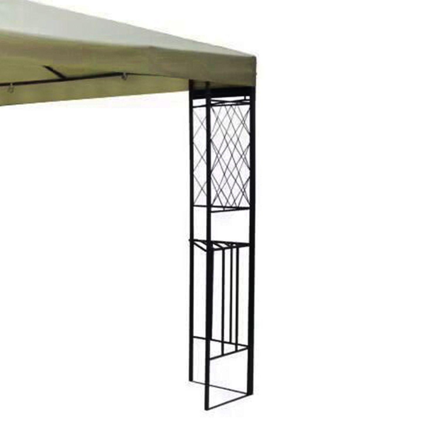 Pérgola Bahía Inglesa 3x3mt Marfil-1