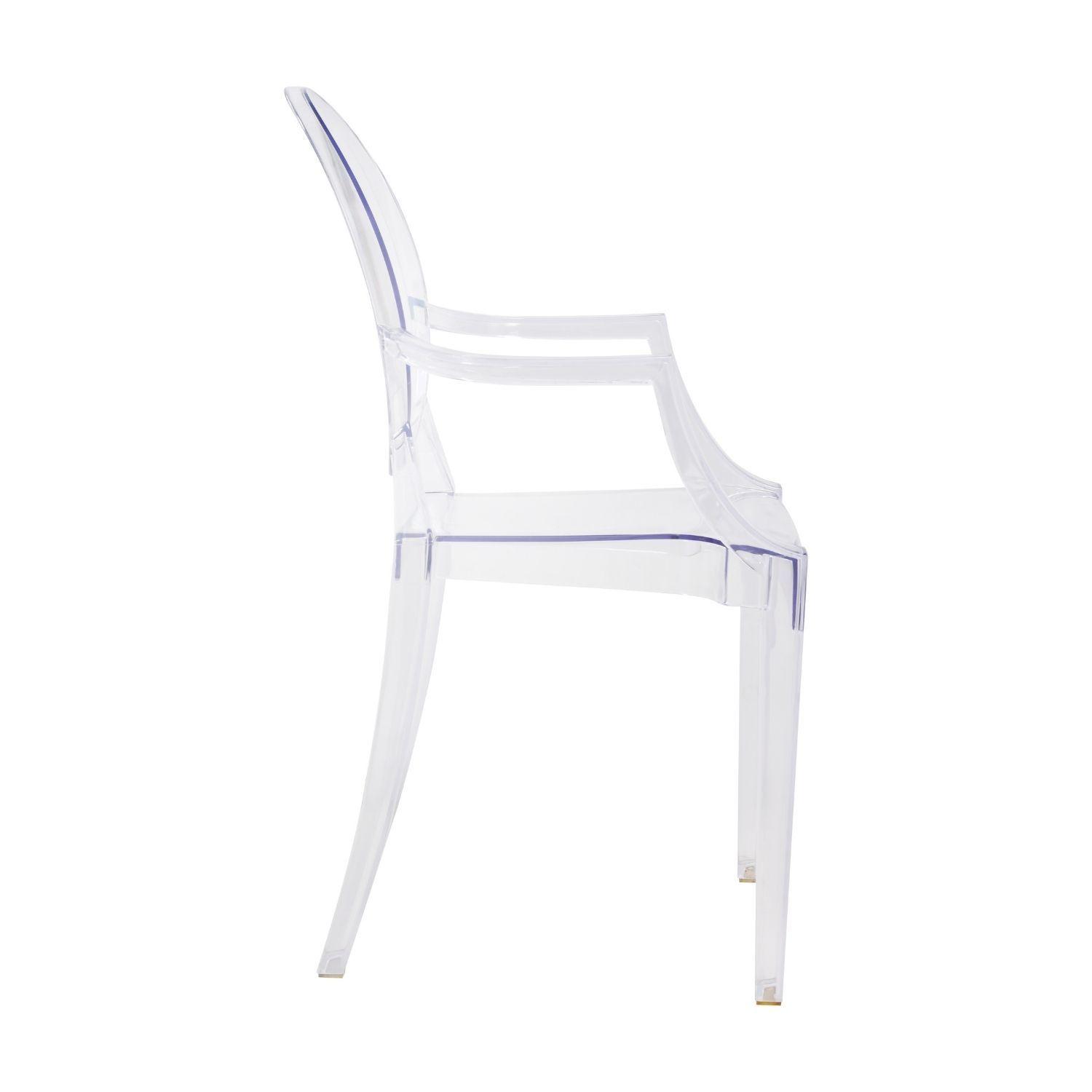Silla Louis Ghost Con Brazos 4 Unidades-3