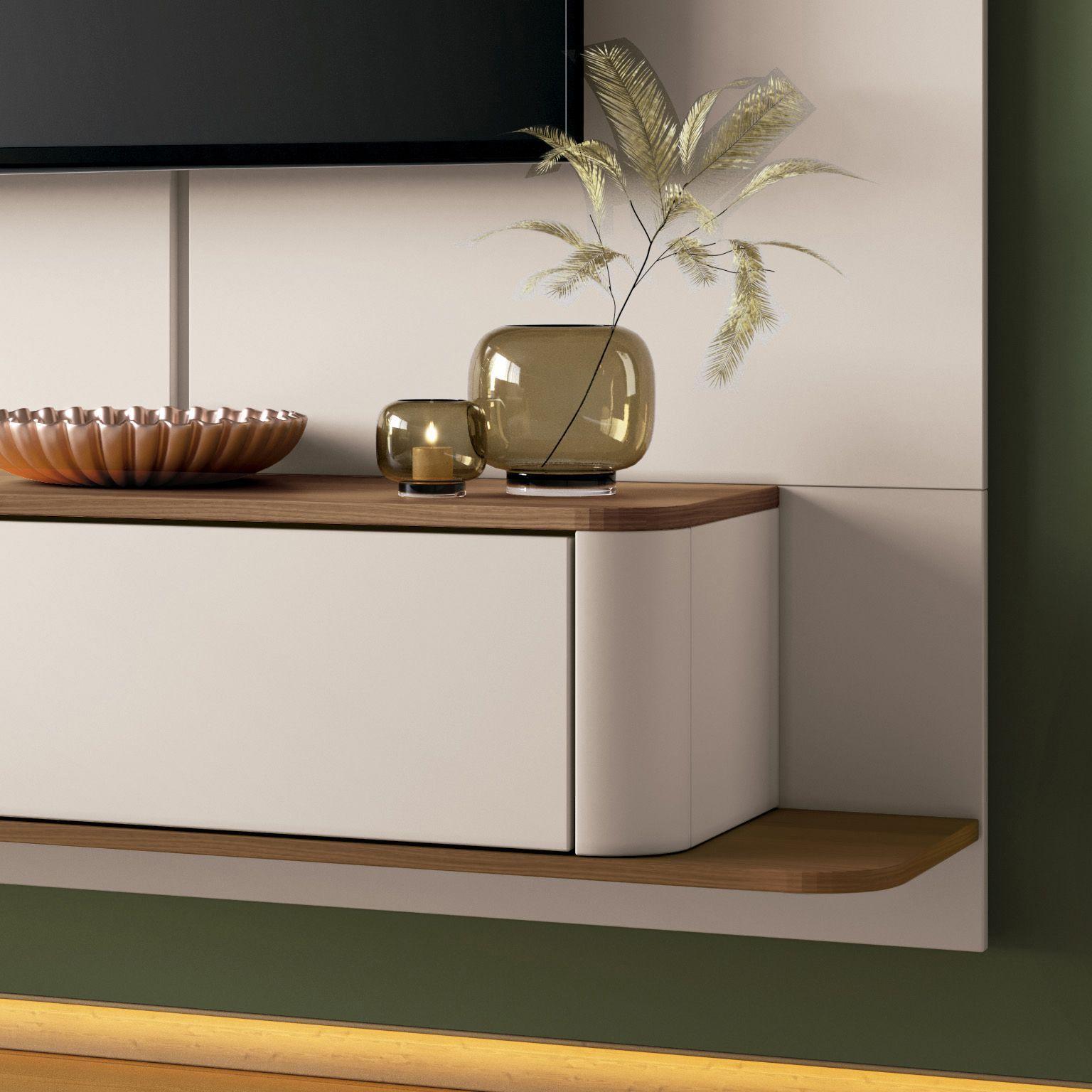 Home Panel Provenza tv 70" 1.8 Off white Castaño-4