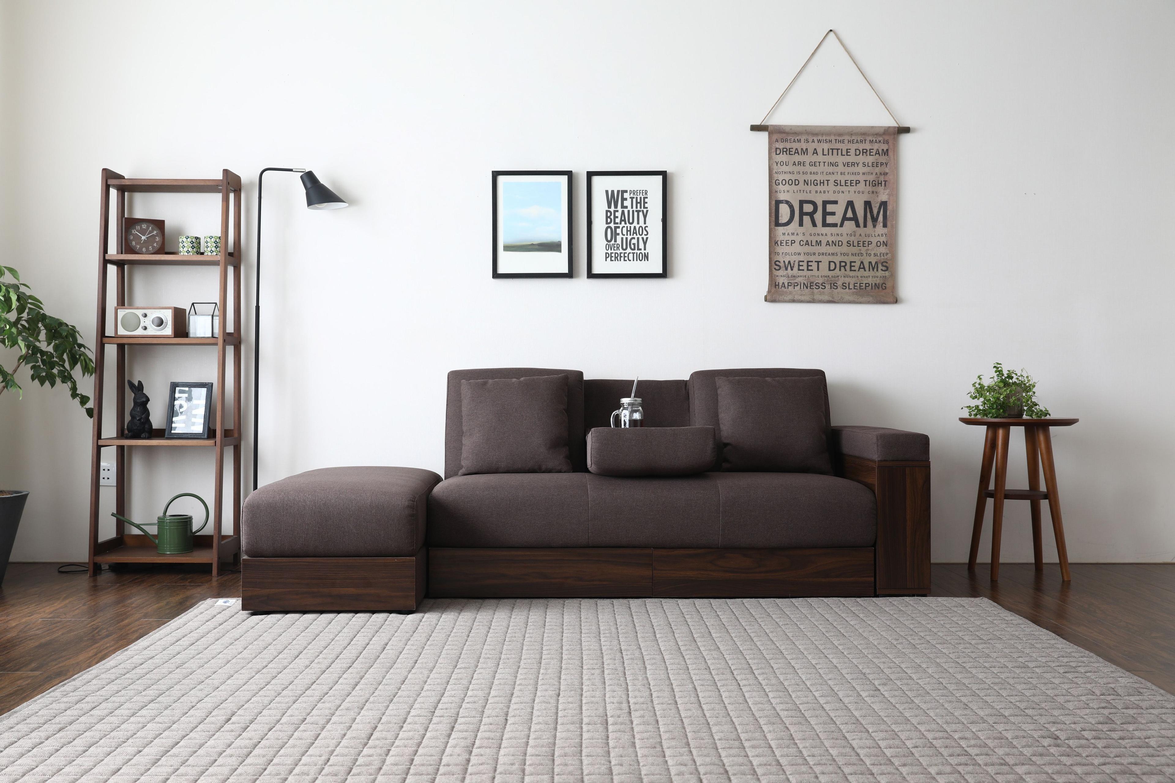 Sofá Cama Modular Alaska Café 3 cuerpos-4