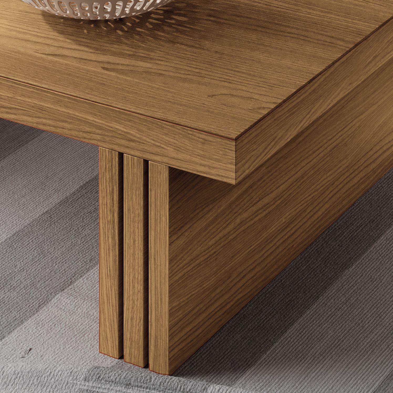 Mesa de centro Praga Freijo-Pretto 107x60x33 cm-4