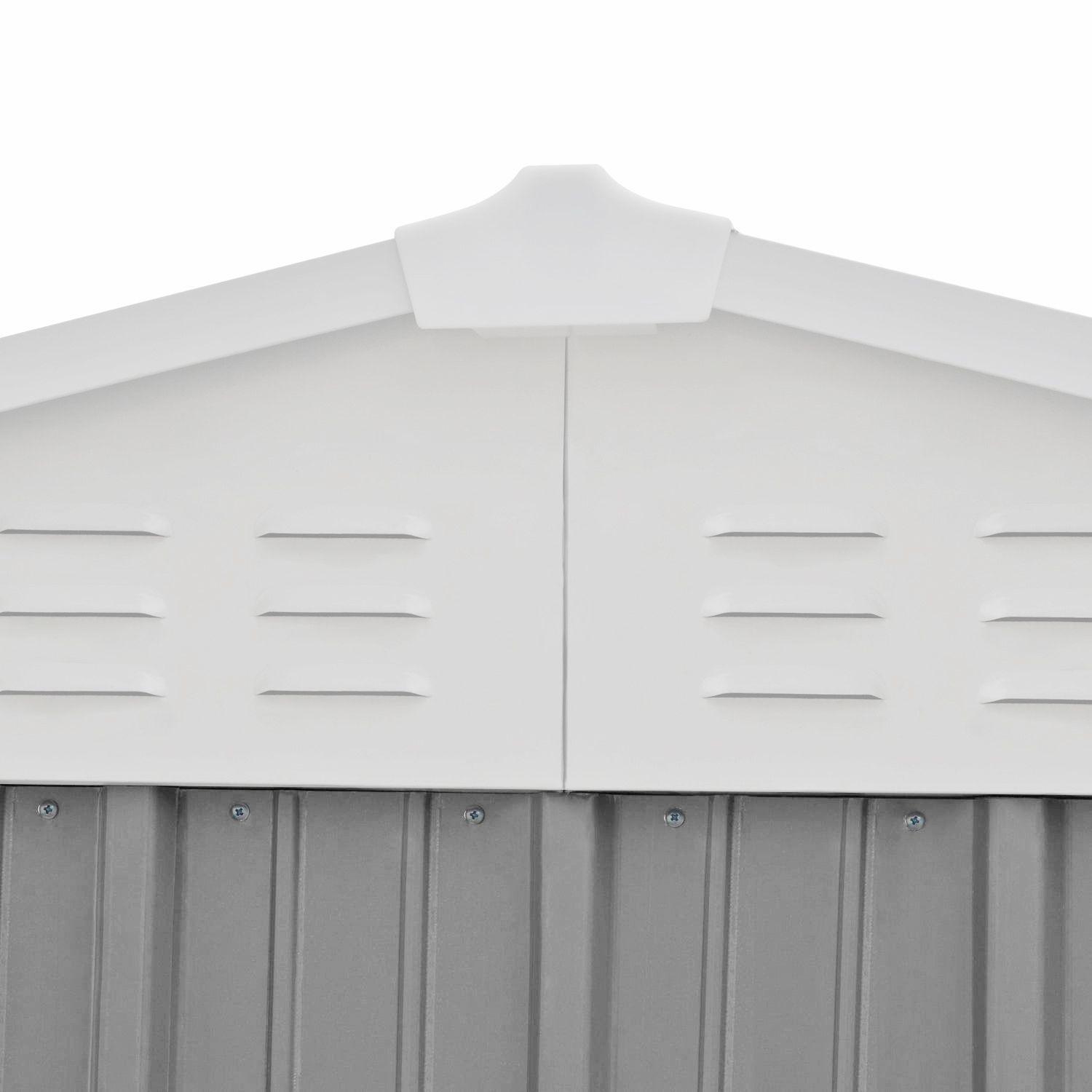 Bodega Jardín con Repisas 198x126x212 Homeshed Color Gris-3