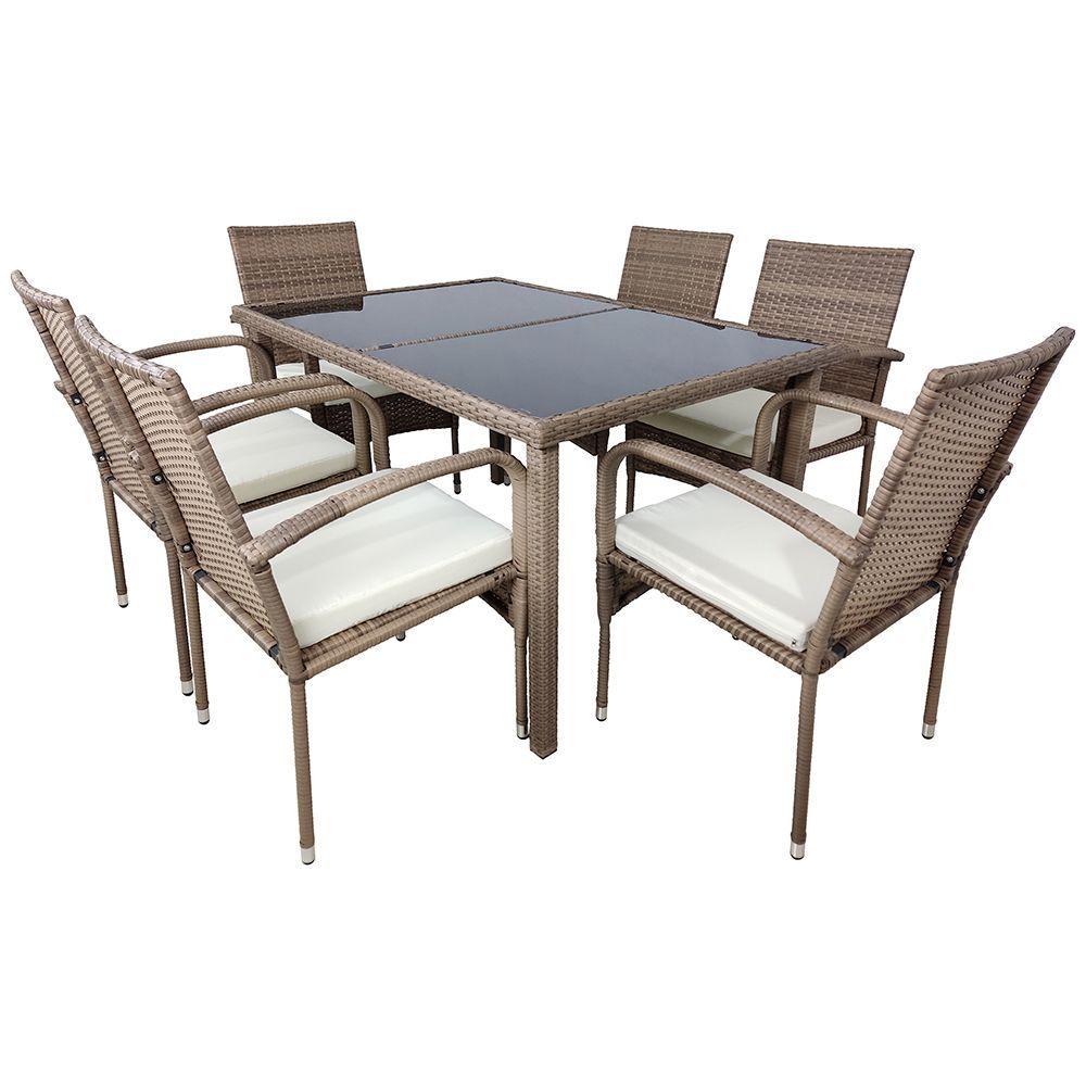 Juego comedor de terraza mirasol 6 personas-0