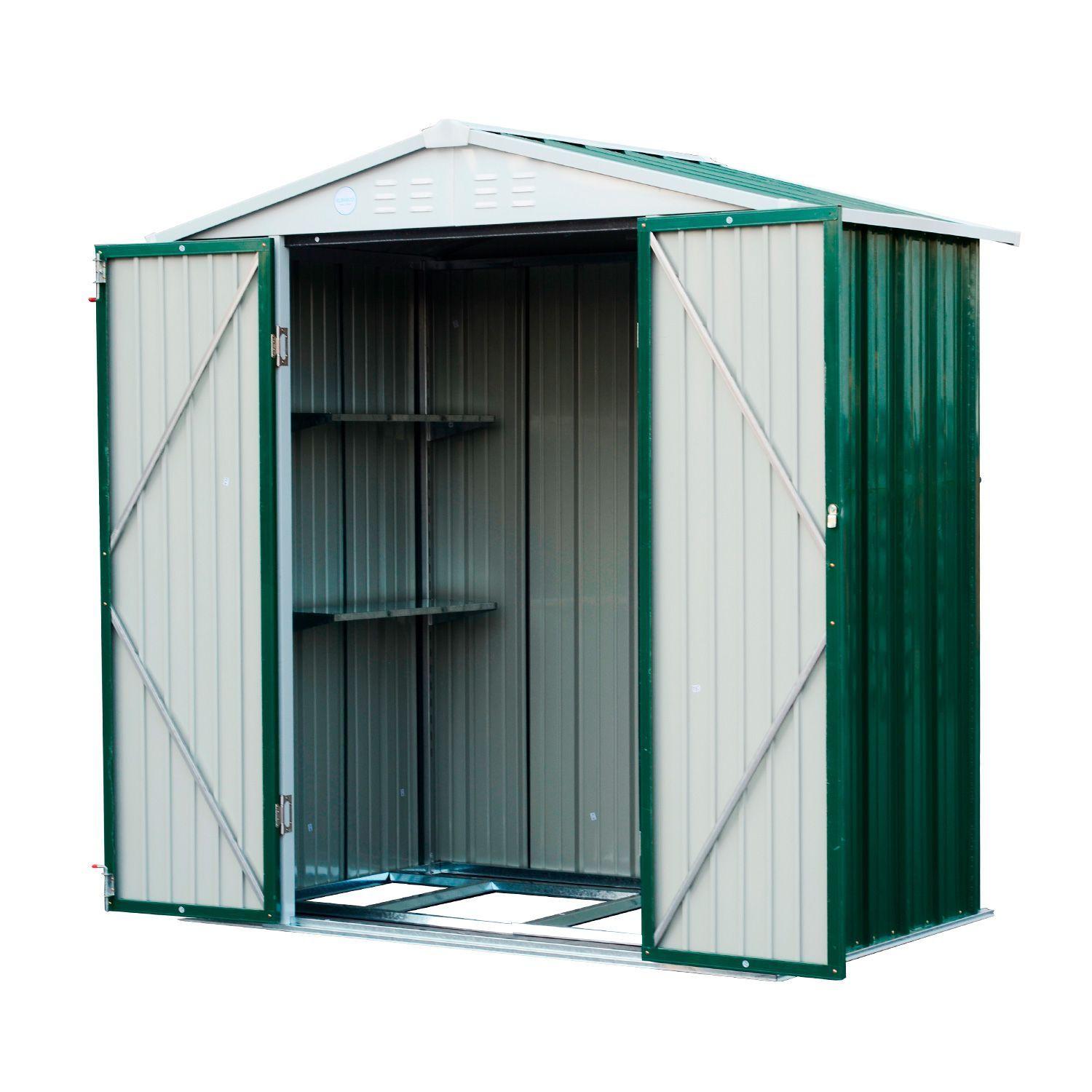 Bodega Jardín Con Repisas 198x126x212 Homeshed Verde-2