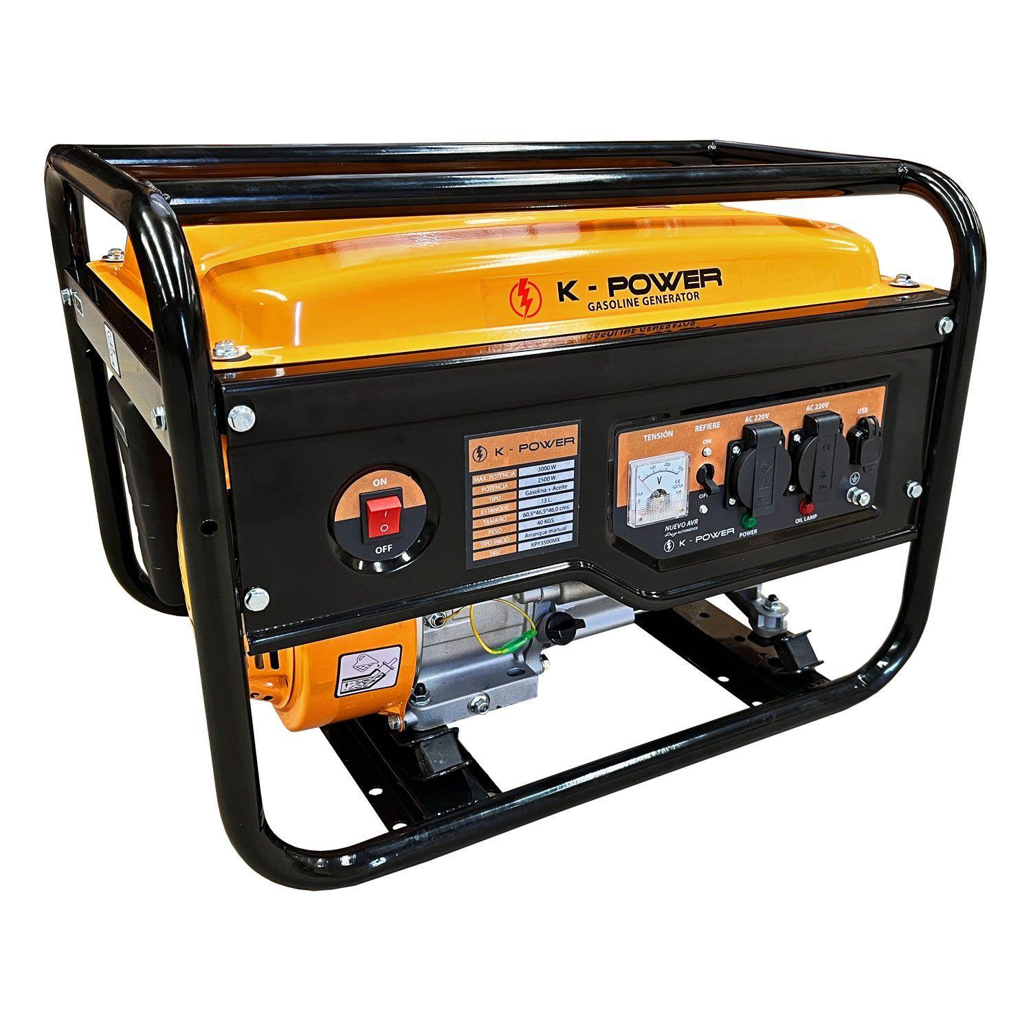 Generador Eléctrico a Gasolina 3000w-0