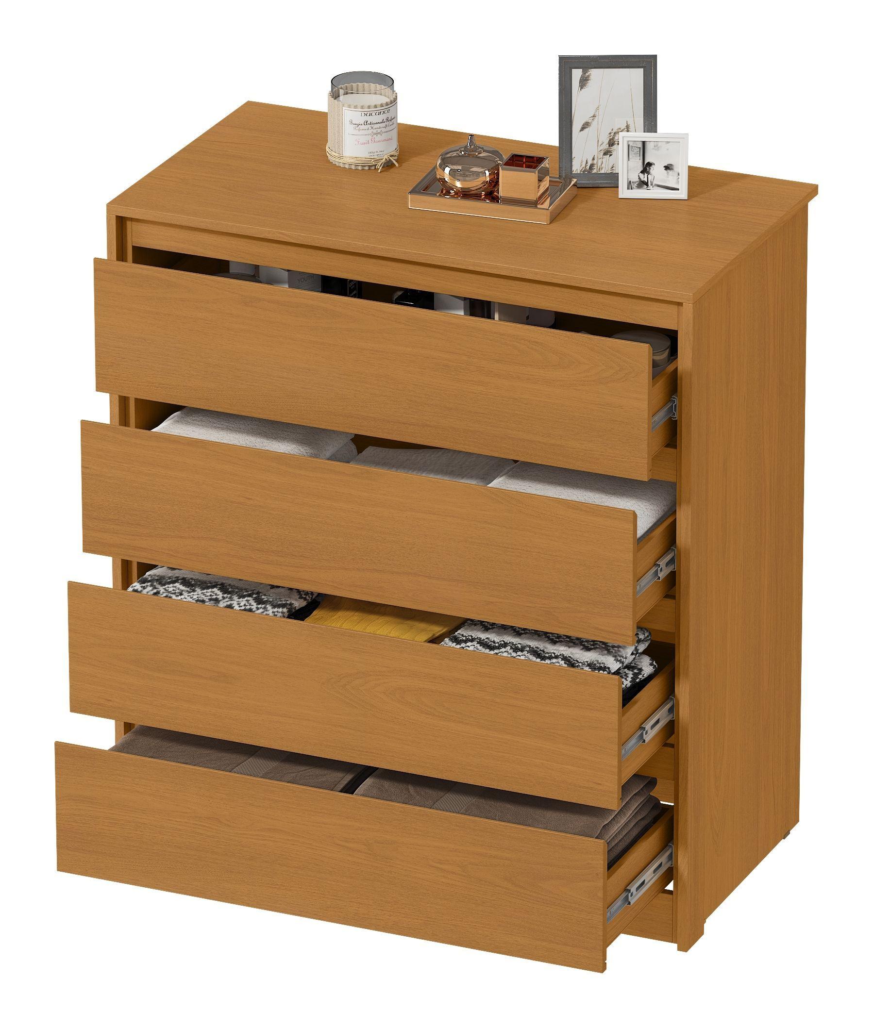 Cómoda Noëlle 4 cajones Cinamomo 99,2 x 89 x 47,3 cm-4