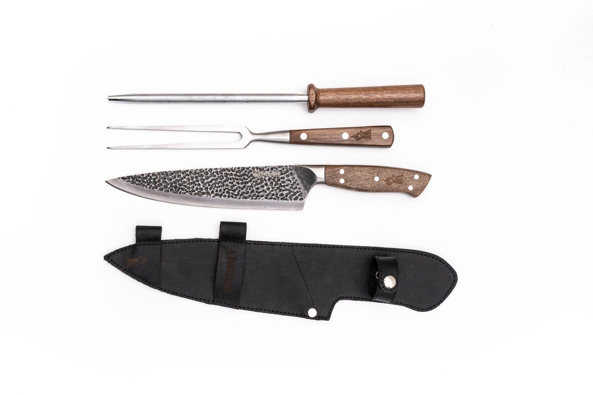 TRILOGIA EN CUERO: PINCHO PRO + CUCHILLO CURACAVÍ + ASTIL-1