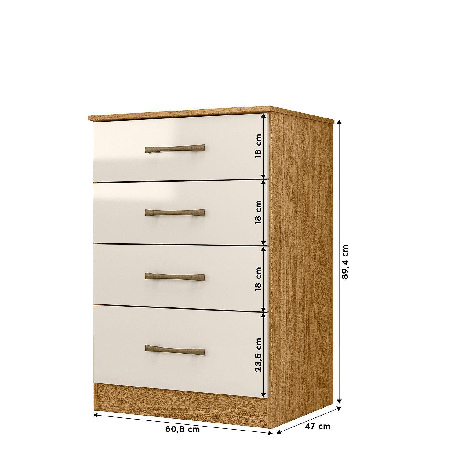 Comoda Altea 4 cajones 90x61x47 cm-2
