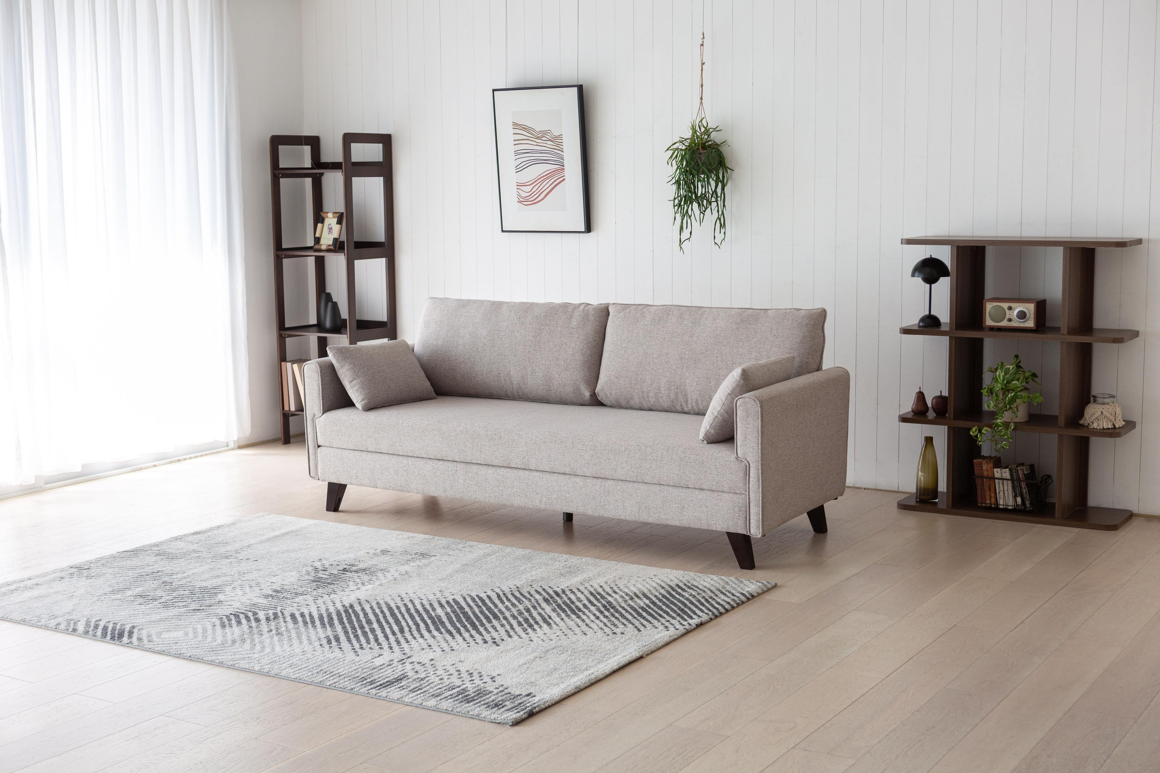 Sofá Cama Bremen Beige 3 cuerpos-2