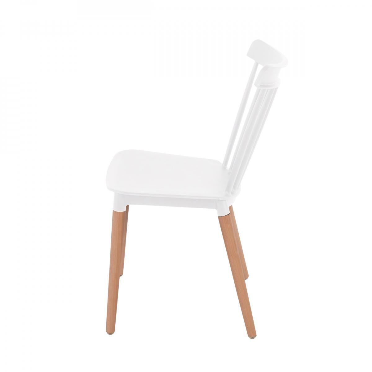 Silla Windsor Blanca 4 Unidades-3