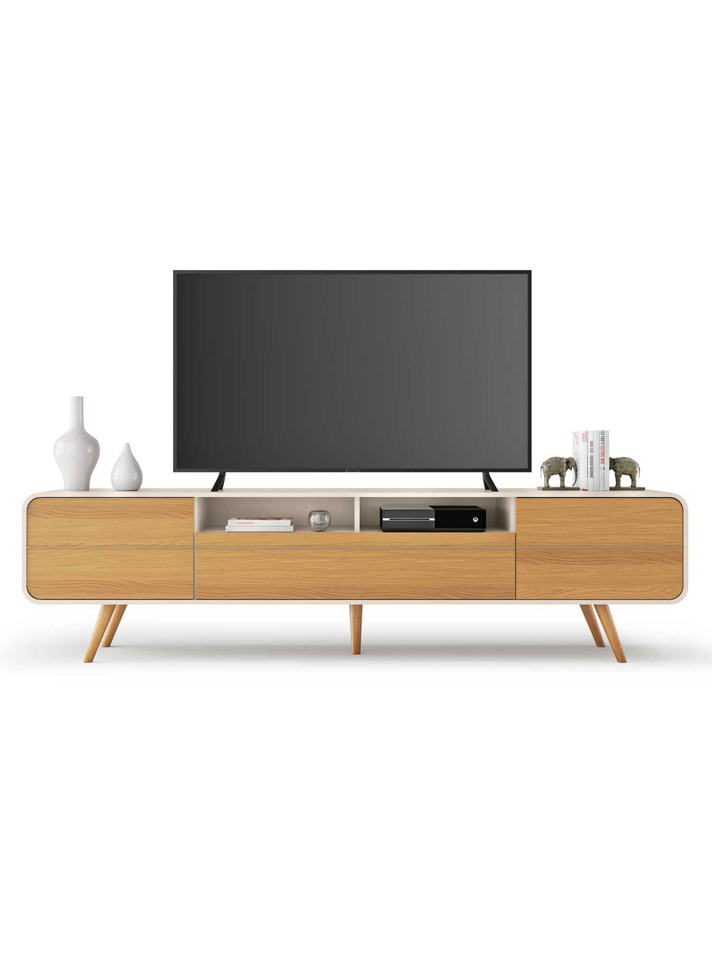 Rack Tv Marsella 85" 220x57x40 cm-4