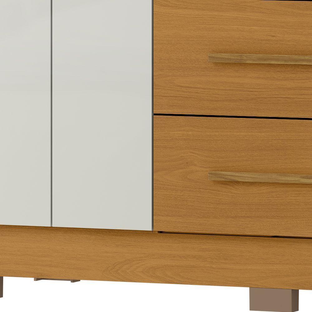 Closet 4 puertas 3 cajones Versalles 190 x 152,4 x 46,5 Cinamomo/ Off white-5
